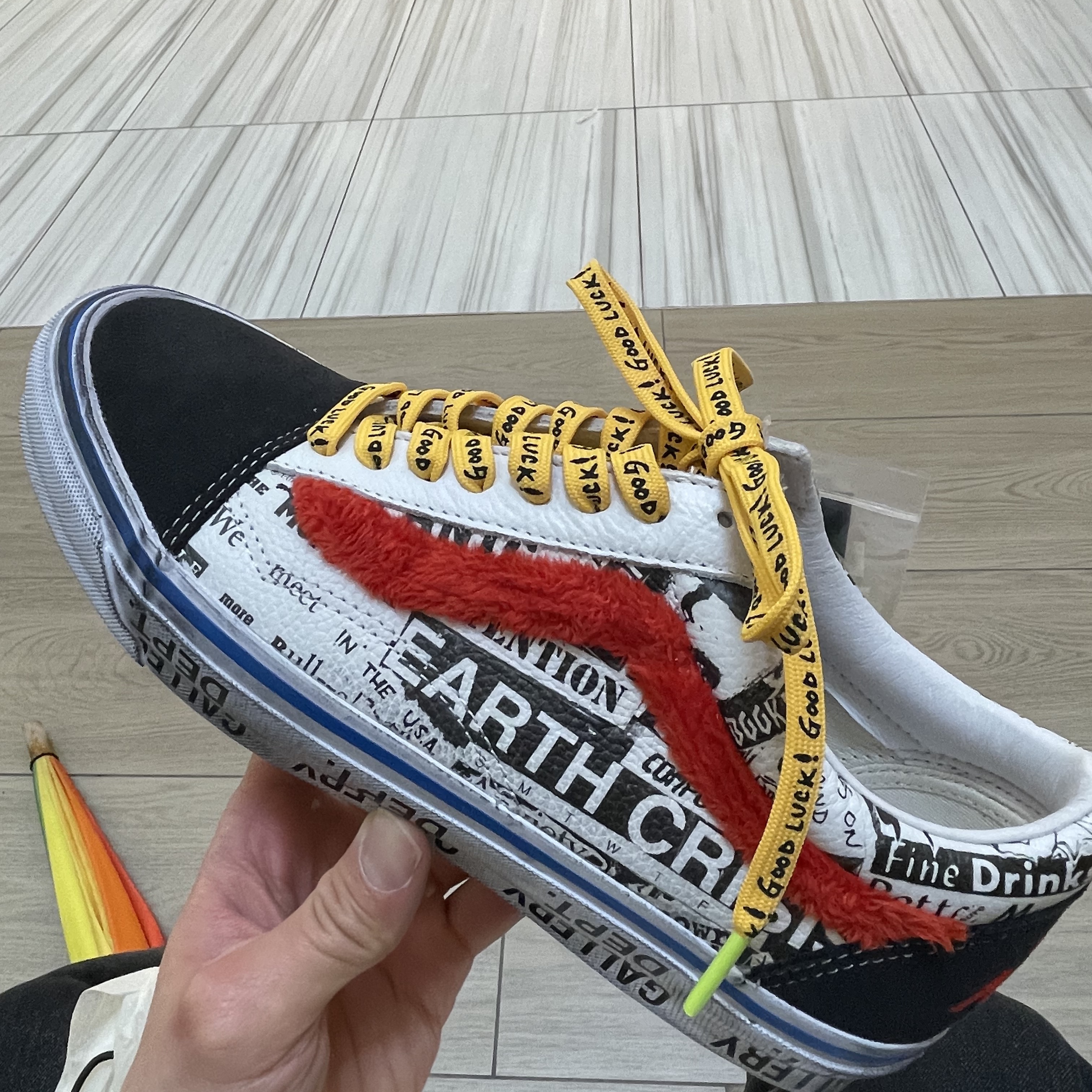 Vans Vault x Gallery Dept. OG Old Skool LX 착용 스타일 - 1