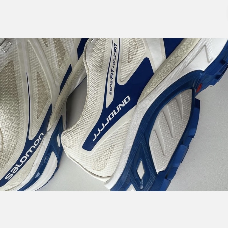 Salomon x JJJJound XT-Wings 2 White Lapis Blue 착용 스타일 - 2