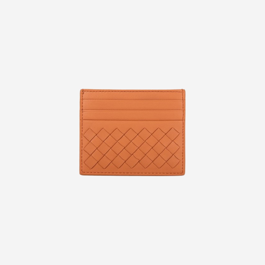 Bottega Veneta Credit Card Case Orange 상세 이미지 1