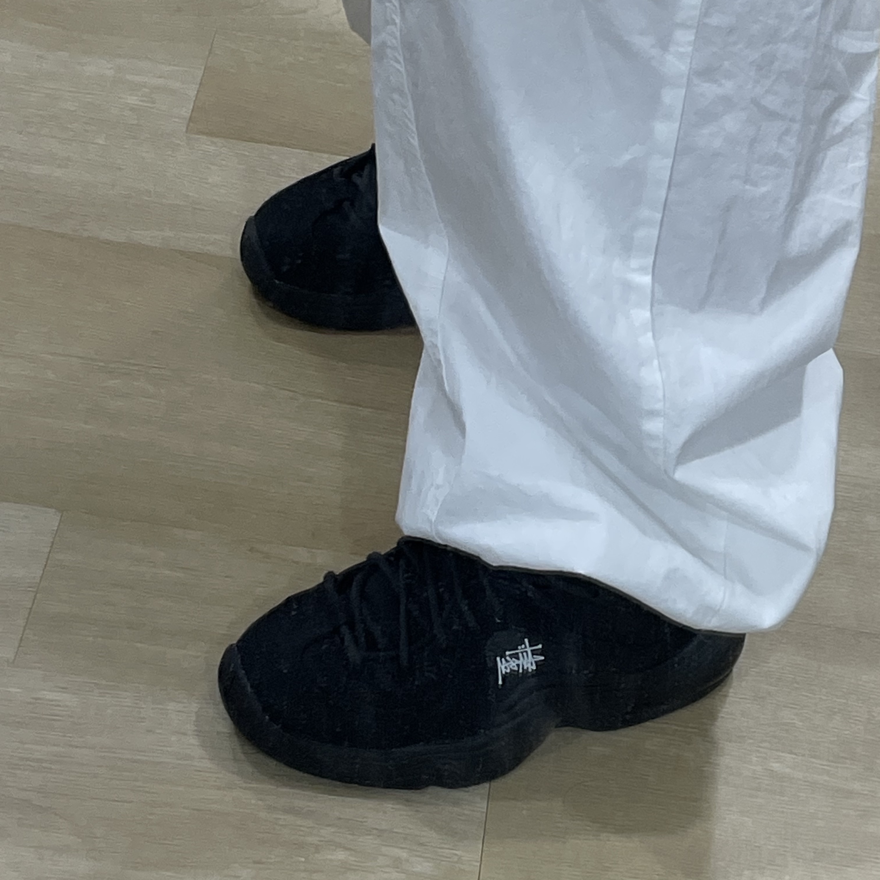 Nike x Stussy Air Penny II Black 착용 스타일 - 3