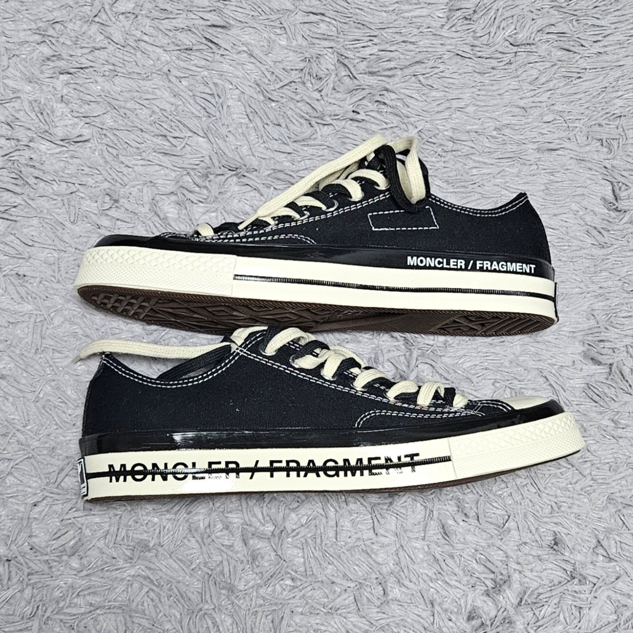 Converse x Moncler x Fragment Chuck 70 Ox Fraylor III Black 착용 스타일 - 3