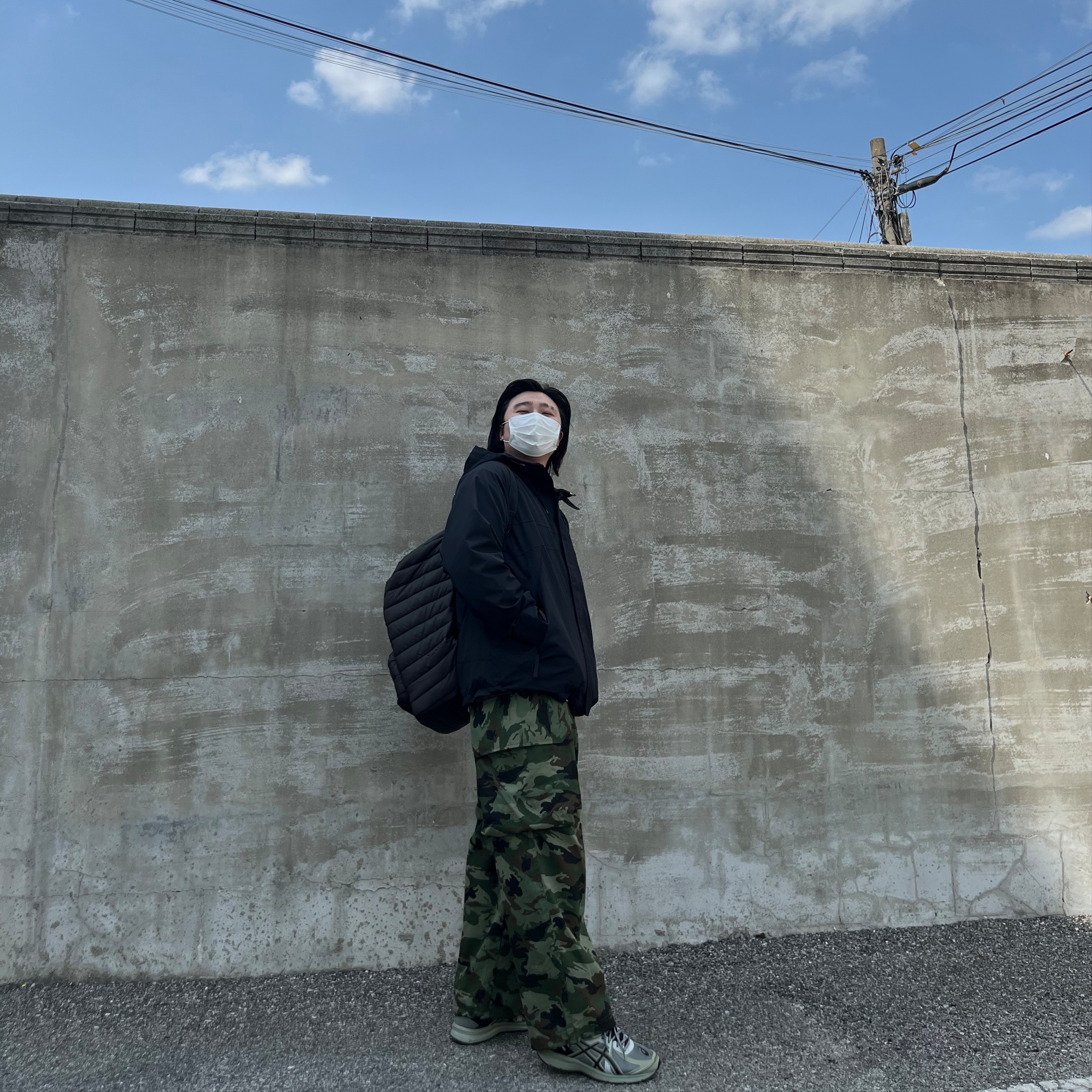 The North Face Hi Mountain Jacket Black, Supreme Puffer Backpack Black - 22FW 착용 스타일 - 1