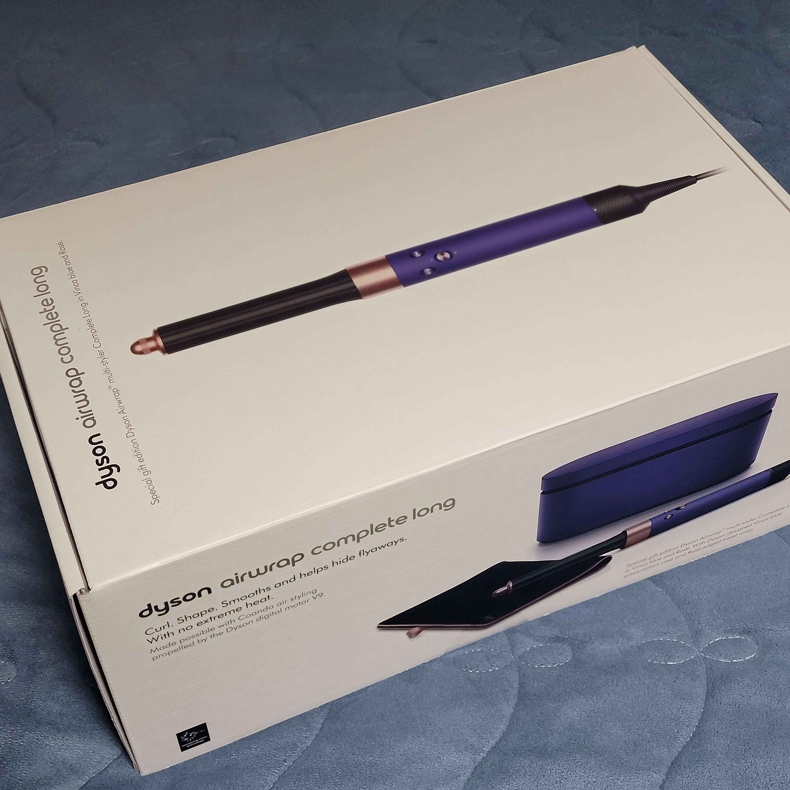 Dyson Airwrap Multi Styler Complete Long Vinca Blue Rose (Korean Ver.) 착용 스타일