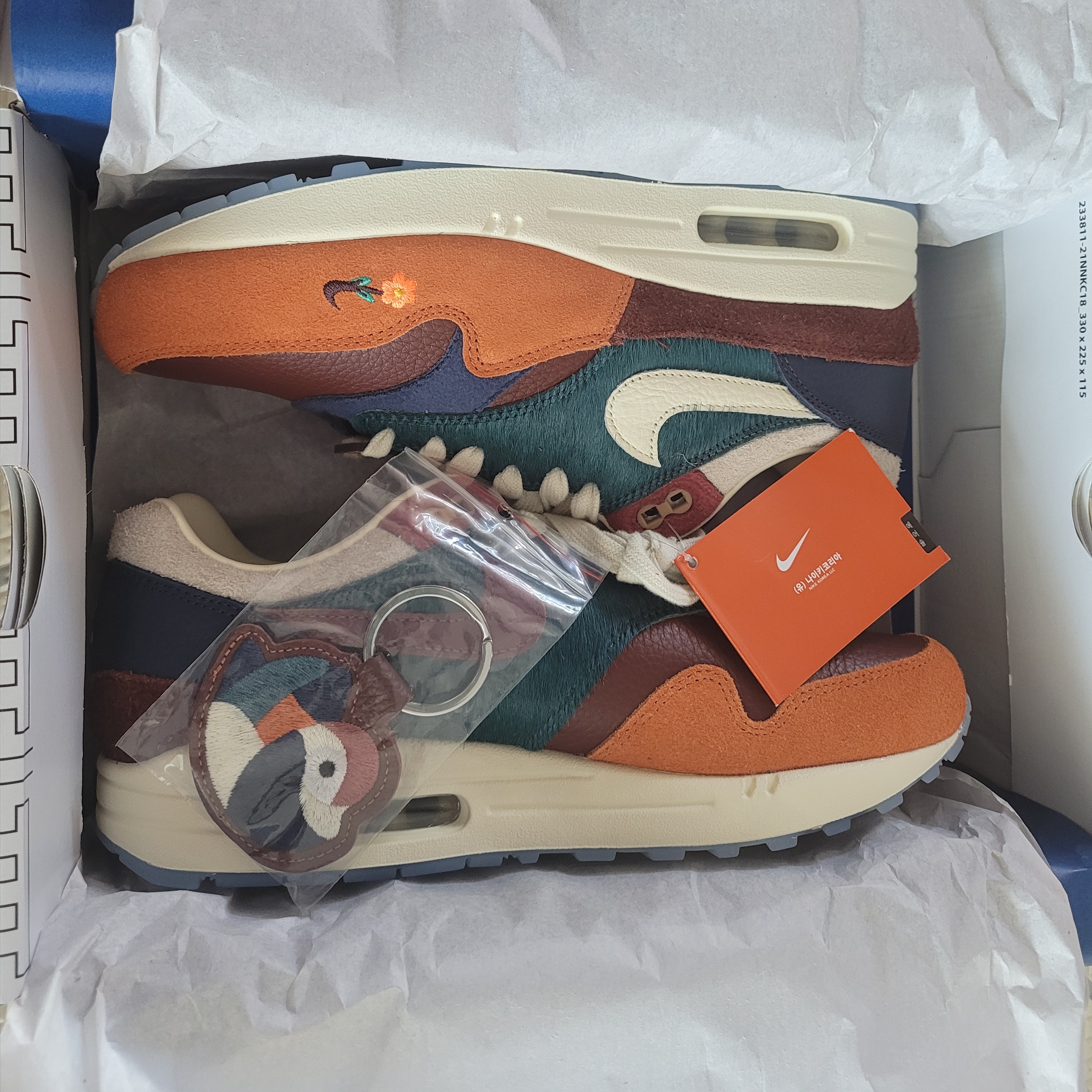 Nike x Kasina Air Max 1 SP Won-Ang Orange 착용 스타일
