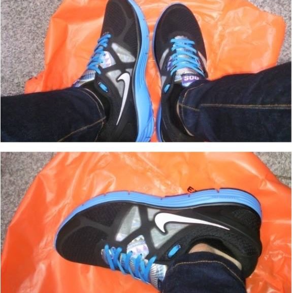 Nike Lunarglide+ 3 LAF Livestrong 착용 스타일 - 3