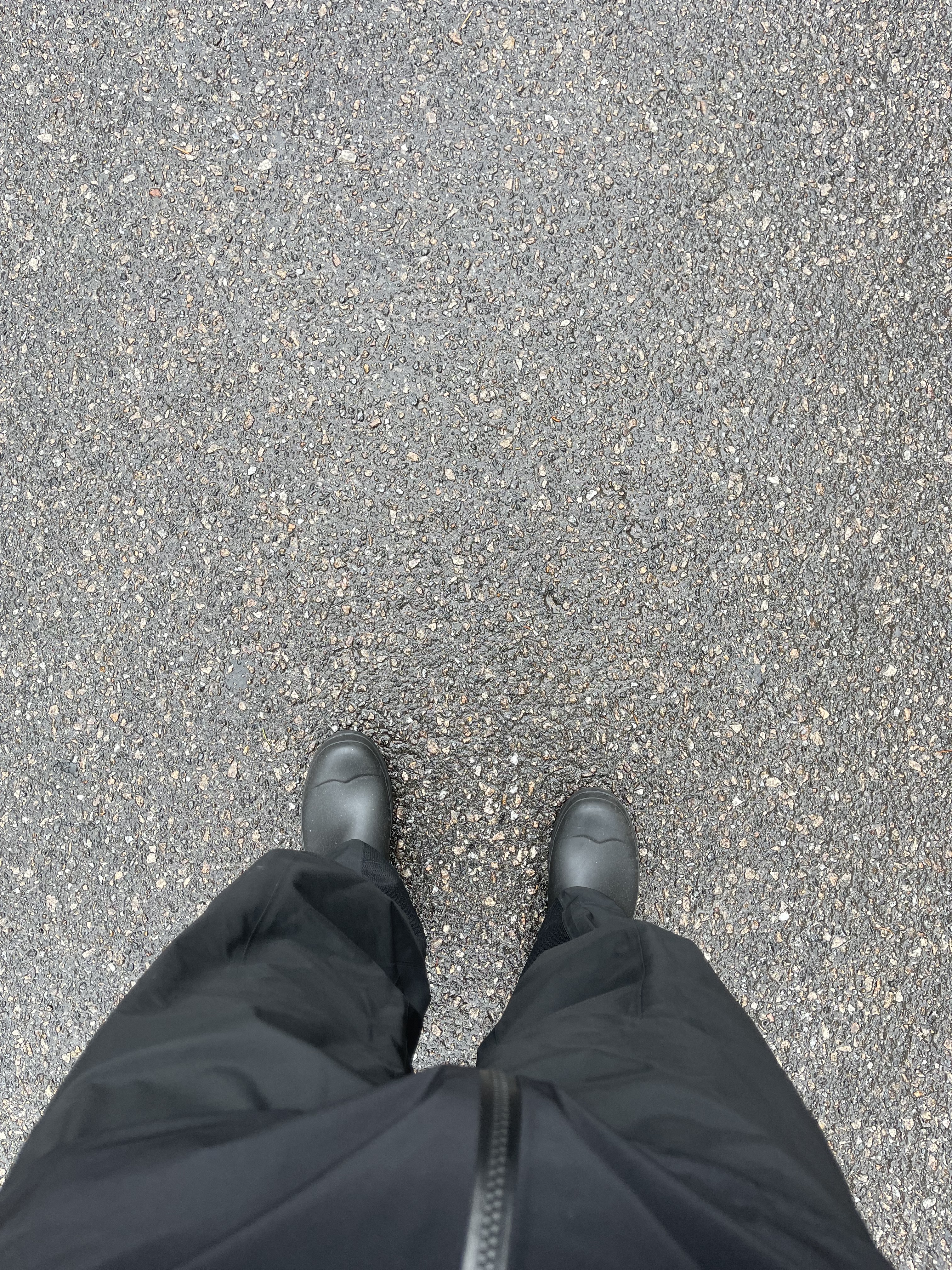 Hunter Play Short Wellington Boots Black 착용 스타일 - 2