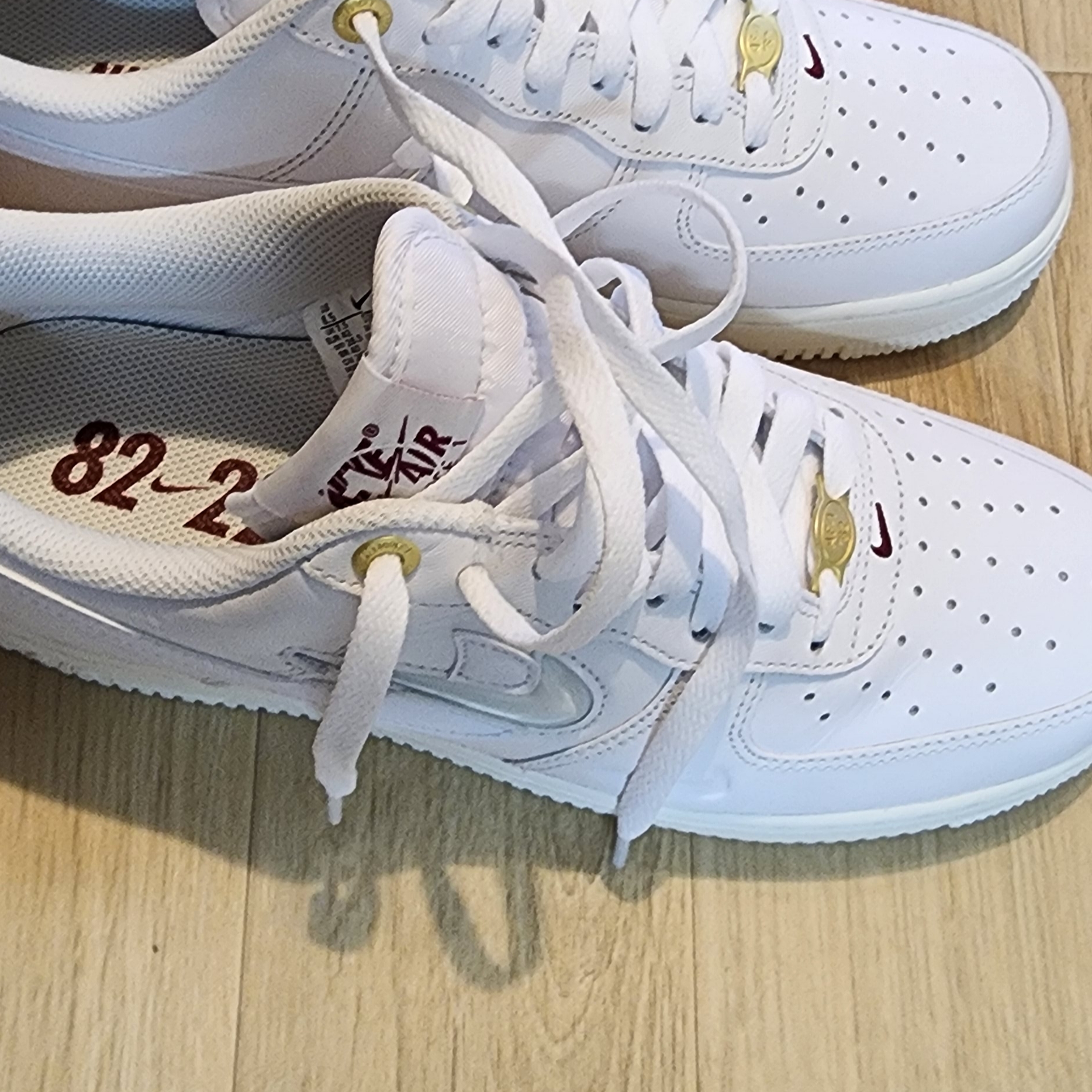 Nike Air Force 1 '07 PRM 40th Anniversary Join Forces White 착용 스타일 - 2