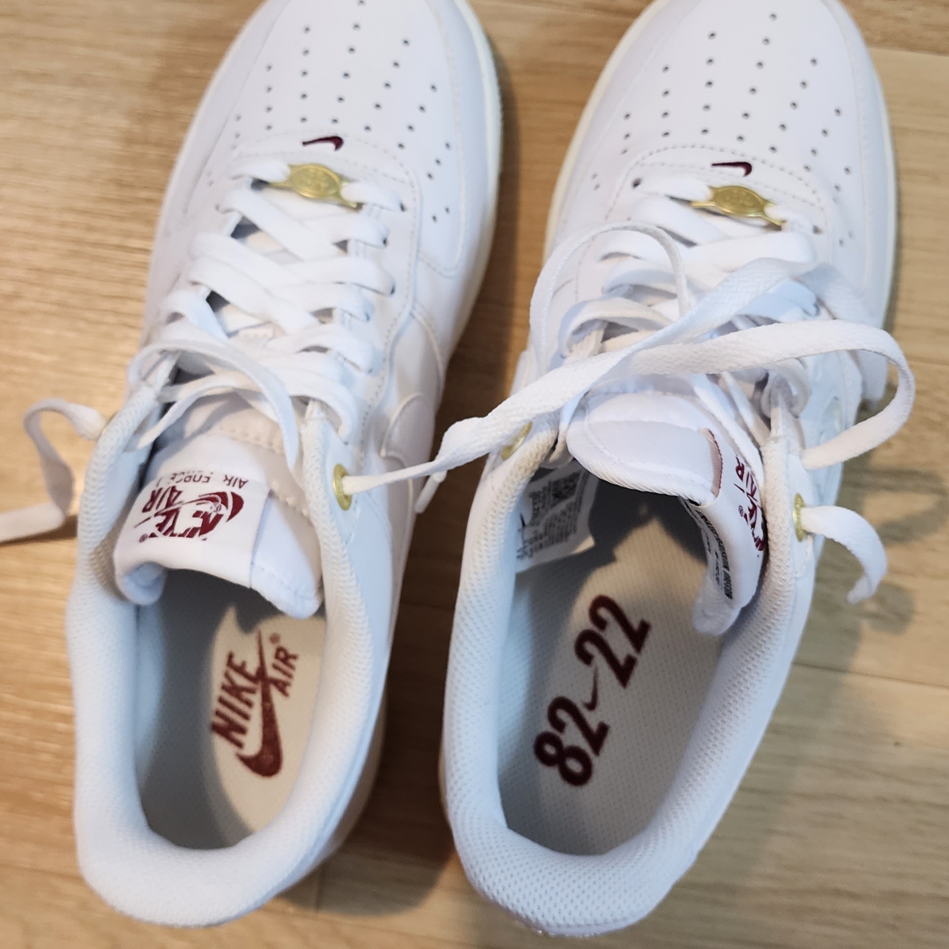 Nike Air Force 1 '07 PRM 40th Anniversary Join Forces White 착용 스타일 - 1