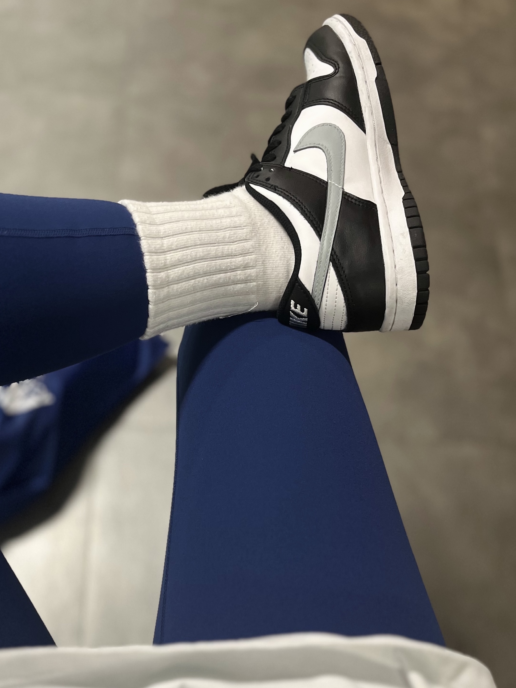Nike Dunk Low Retro Black, (W) Nike Dunk Low Black 착용 스타일