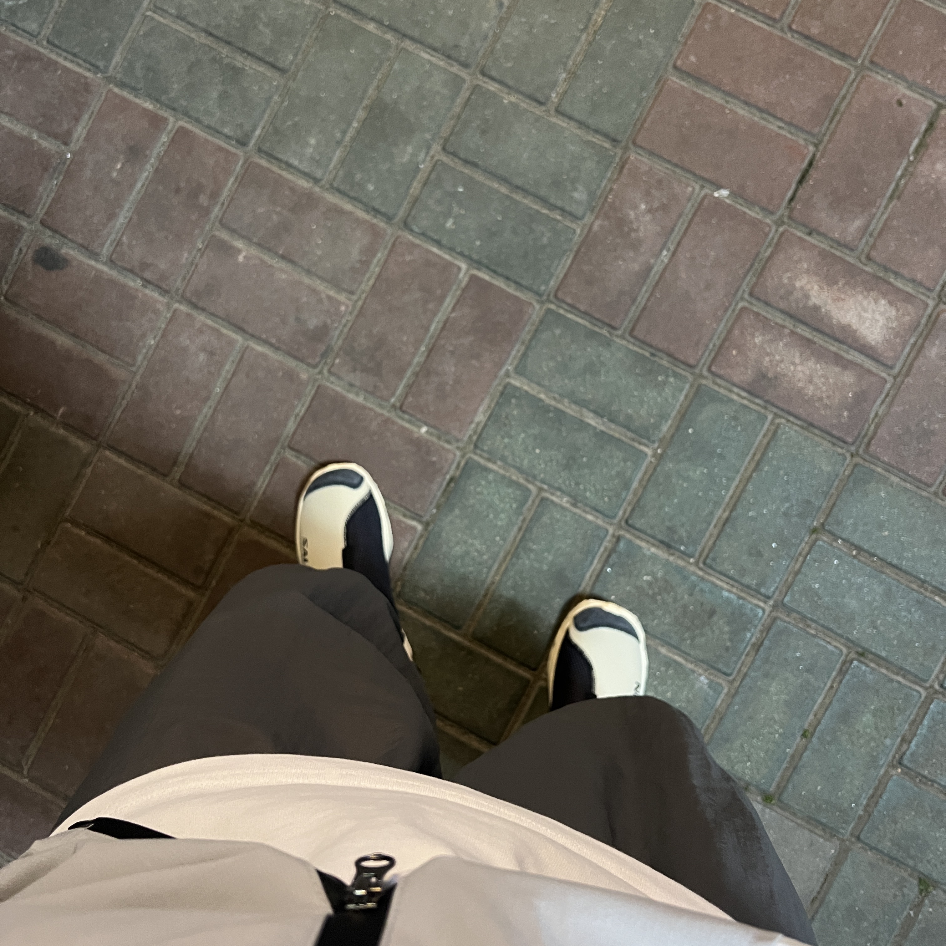 Salomon RX Slide 3.0 Bleached Sand 착용 스타일