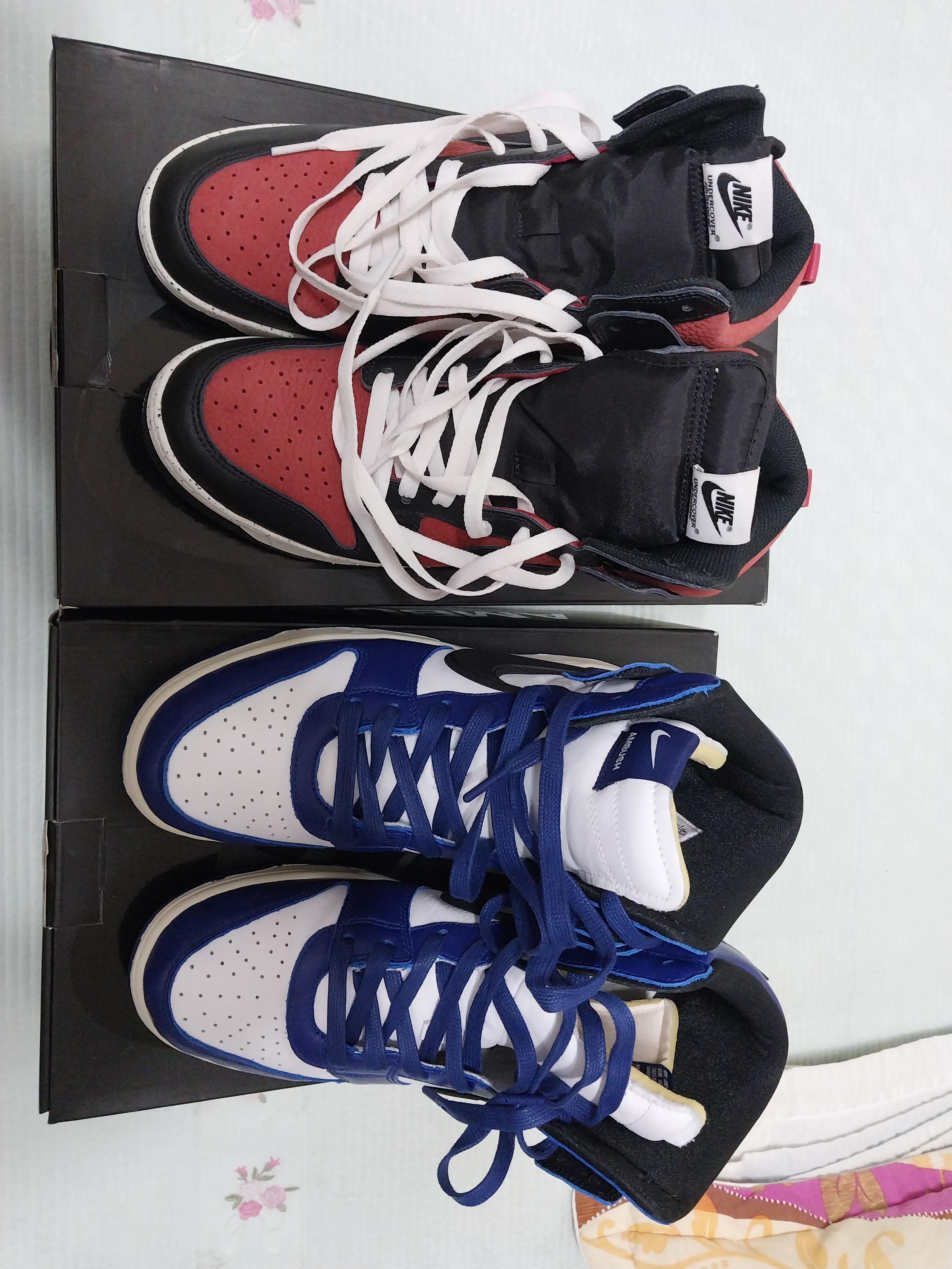 Nike x Ambush Dunk High Deep Royal Blue 착용 스타일