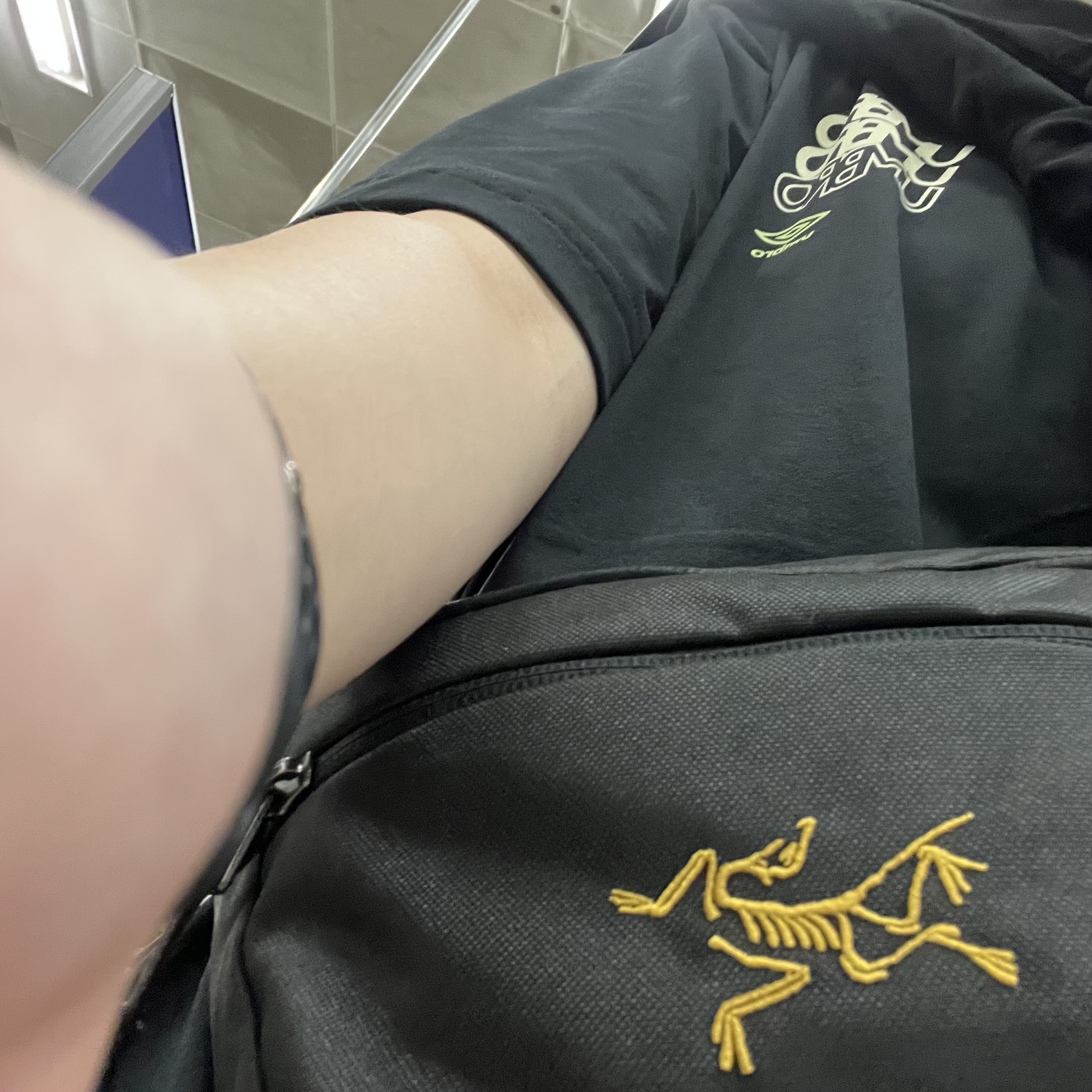 Arc'teryx Mantis 1 Waistpack Black 착용 스타일