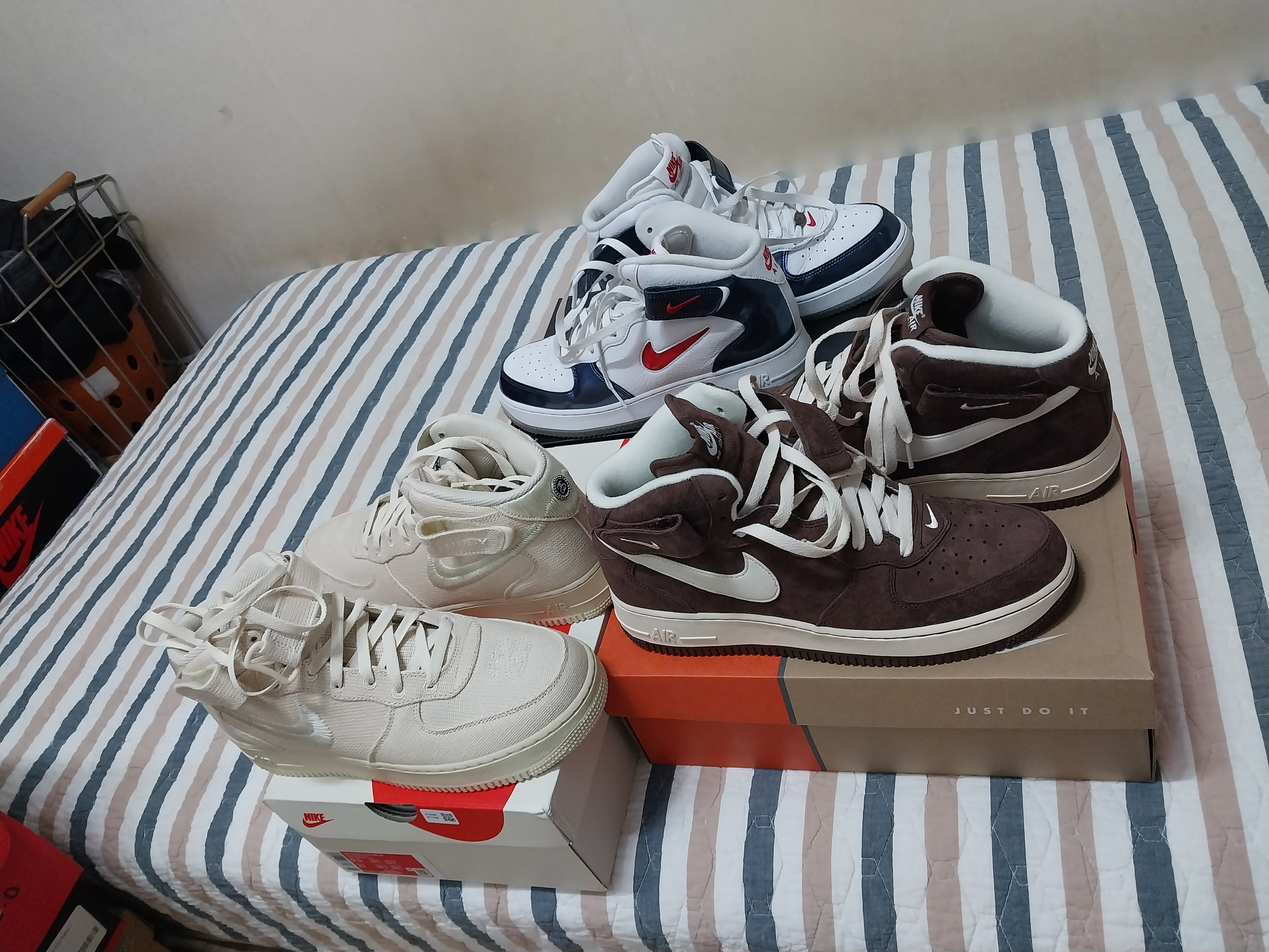 Nike Air Force 1 Mid '07 QS Chocolate 착용 스타일