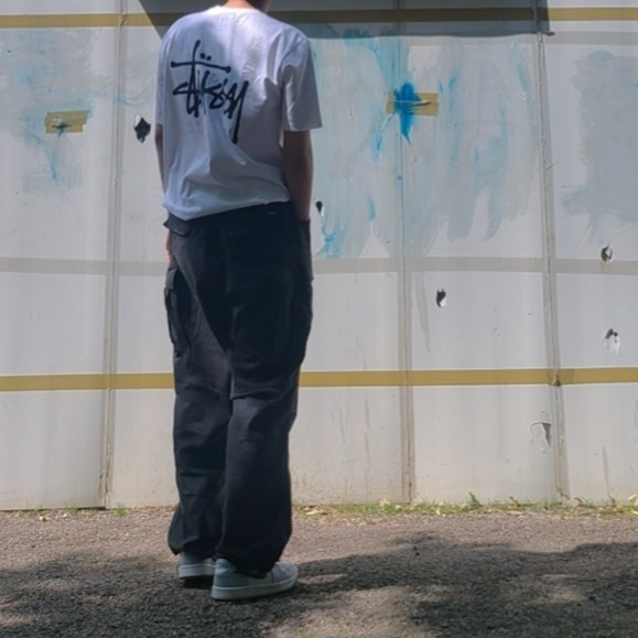 Stussy Basic Stussy T-Shirt White 2023 착용 스타일 - 2