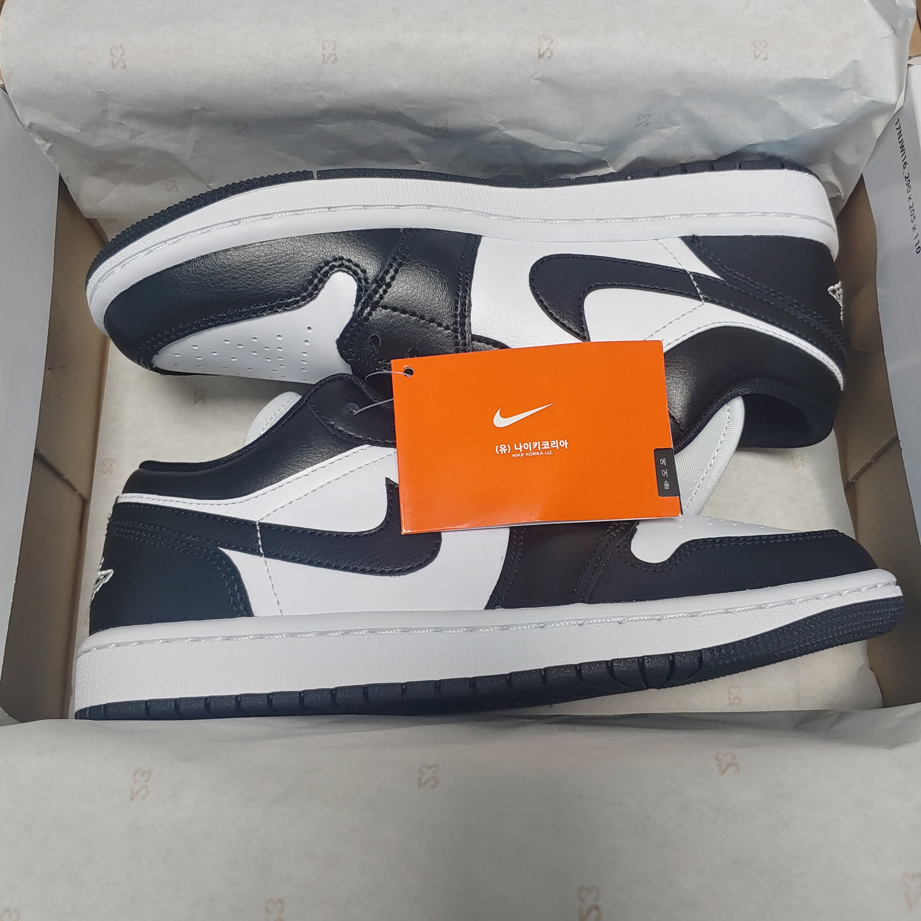 (W) Jordan 1 Low Black and White 착용 스타일 - 2