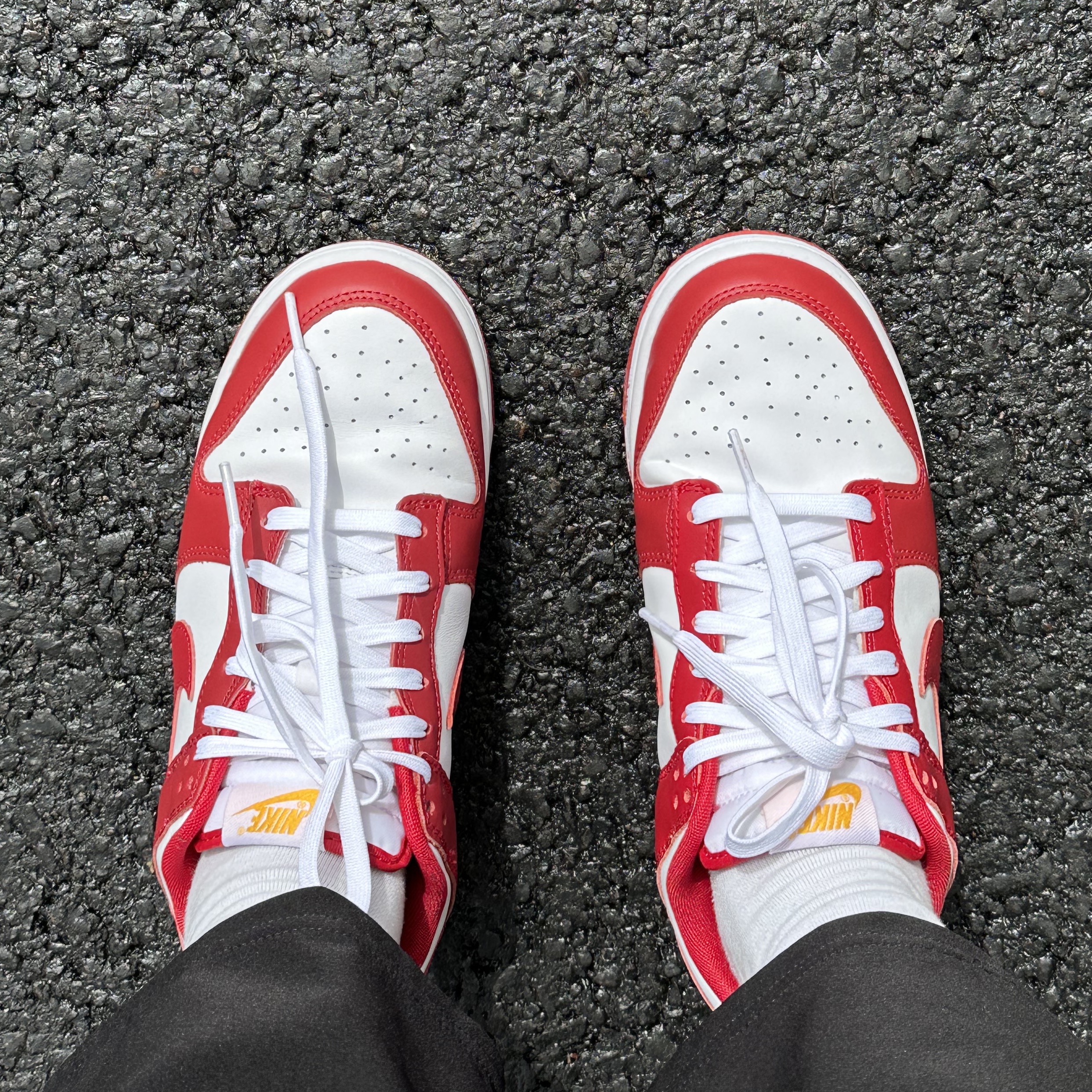 Nike Dunk Low Retro Gym Red 착용 스타일