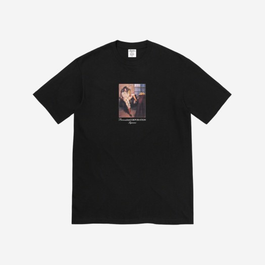 슈프림 x 베르나데트 코퍼레이션 퍽 티셔츠 블랙 - 23SS