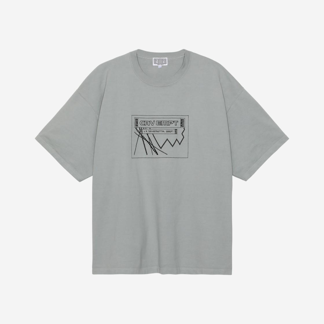 Cav Empt Overdye Desert Heavy T-Shirt Gray - 23SS 상세 이미지 1