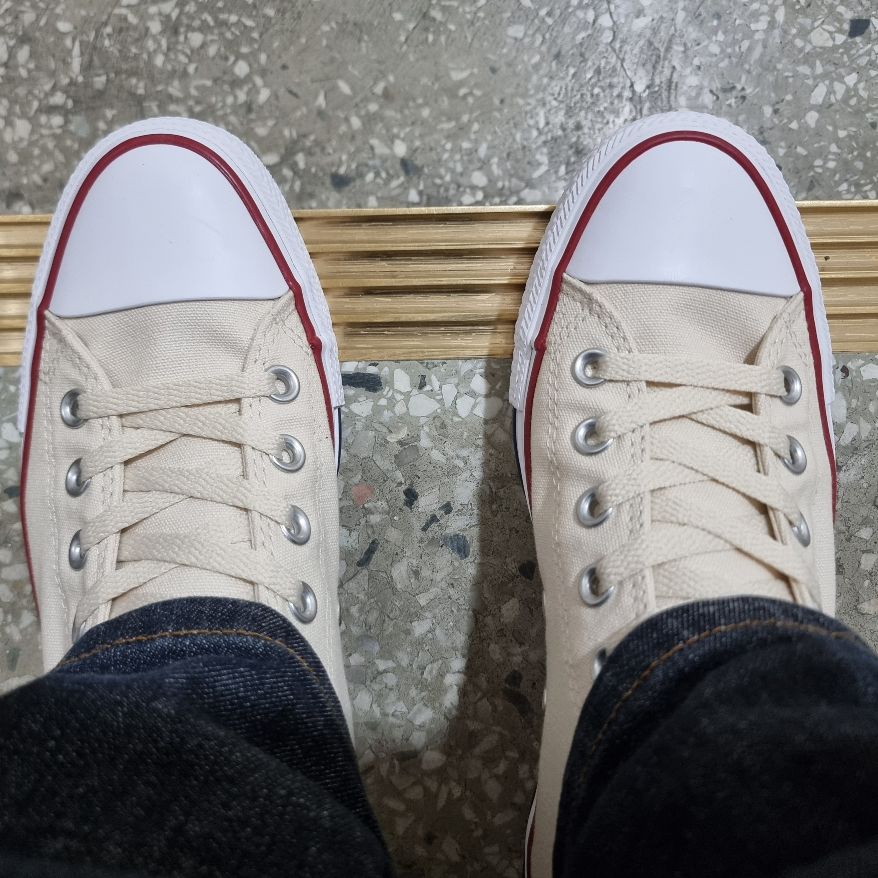 Converse Chuck 70 High Parchment 착용 스타일