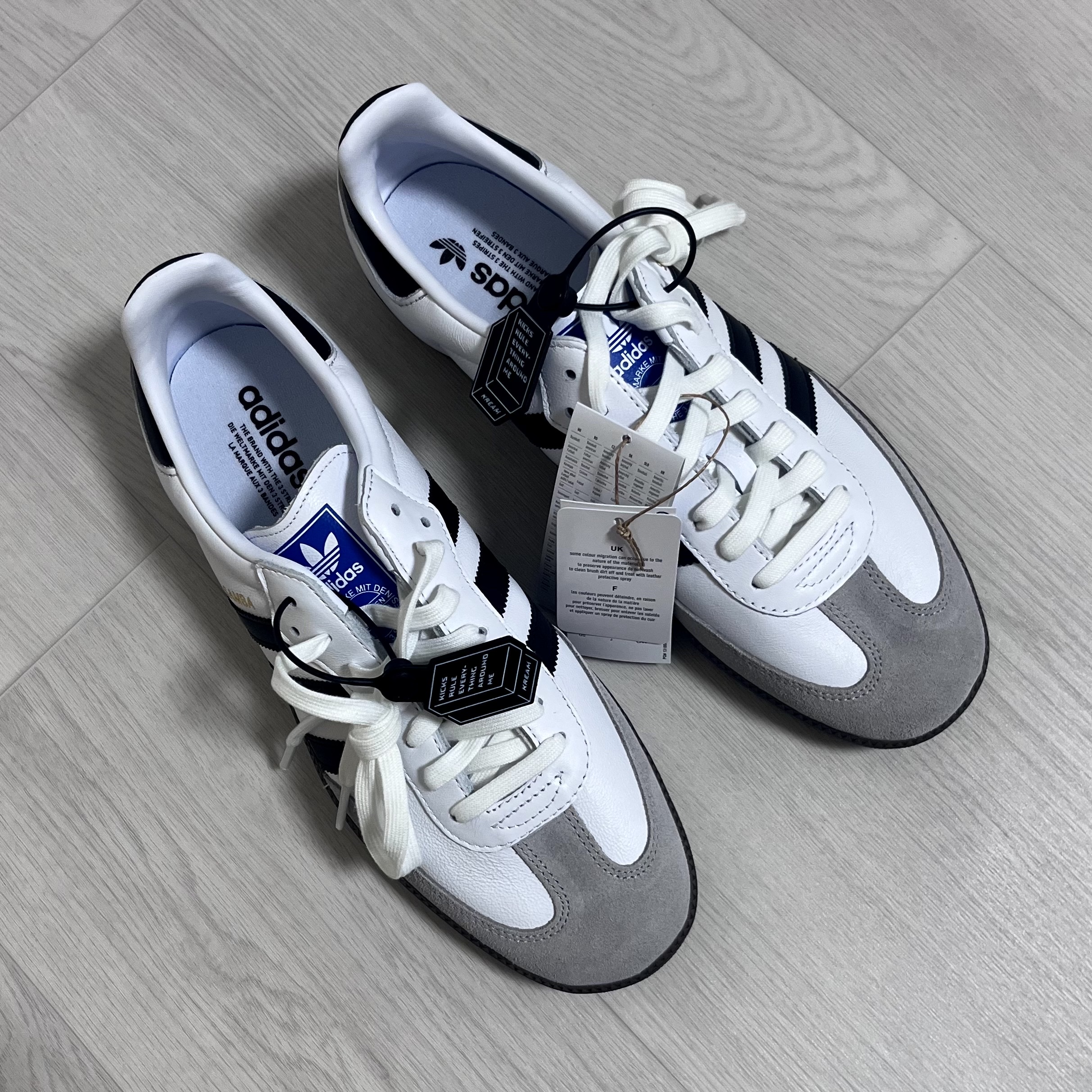 Adidas Samba OG Cloud White 착용 스타일 - 2
