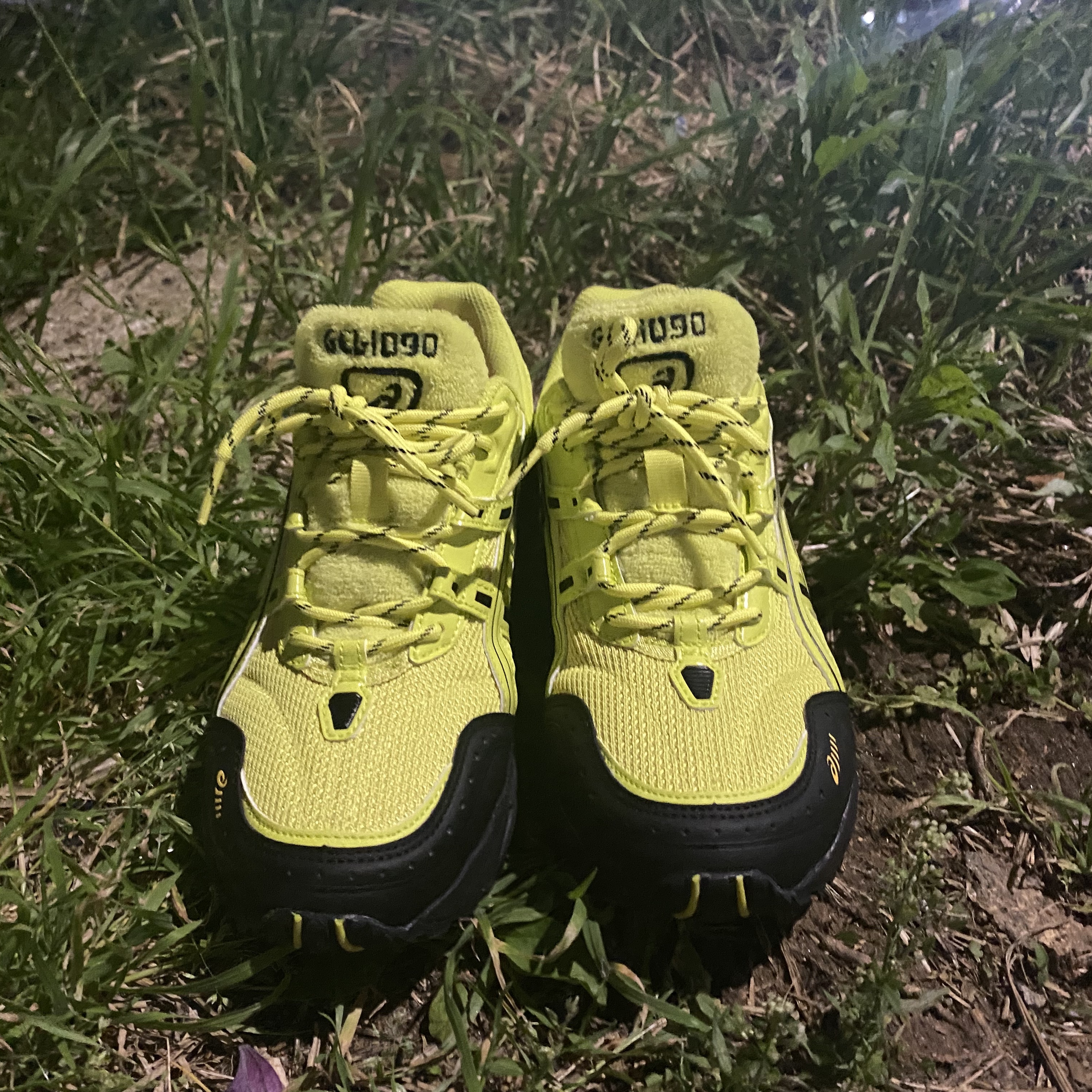 Asics x IAB Studio Gel-1090 Lime 착용 스타일 - 1