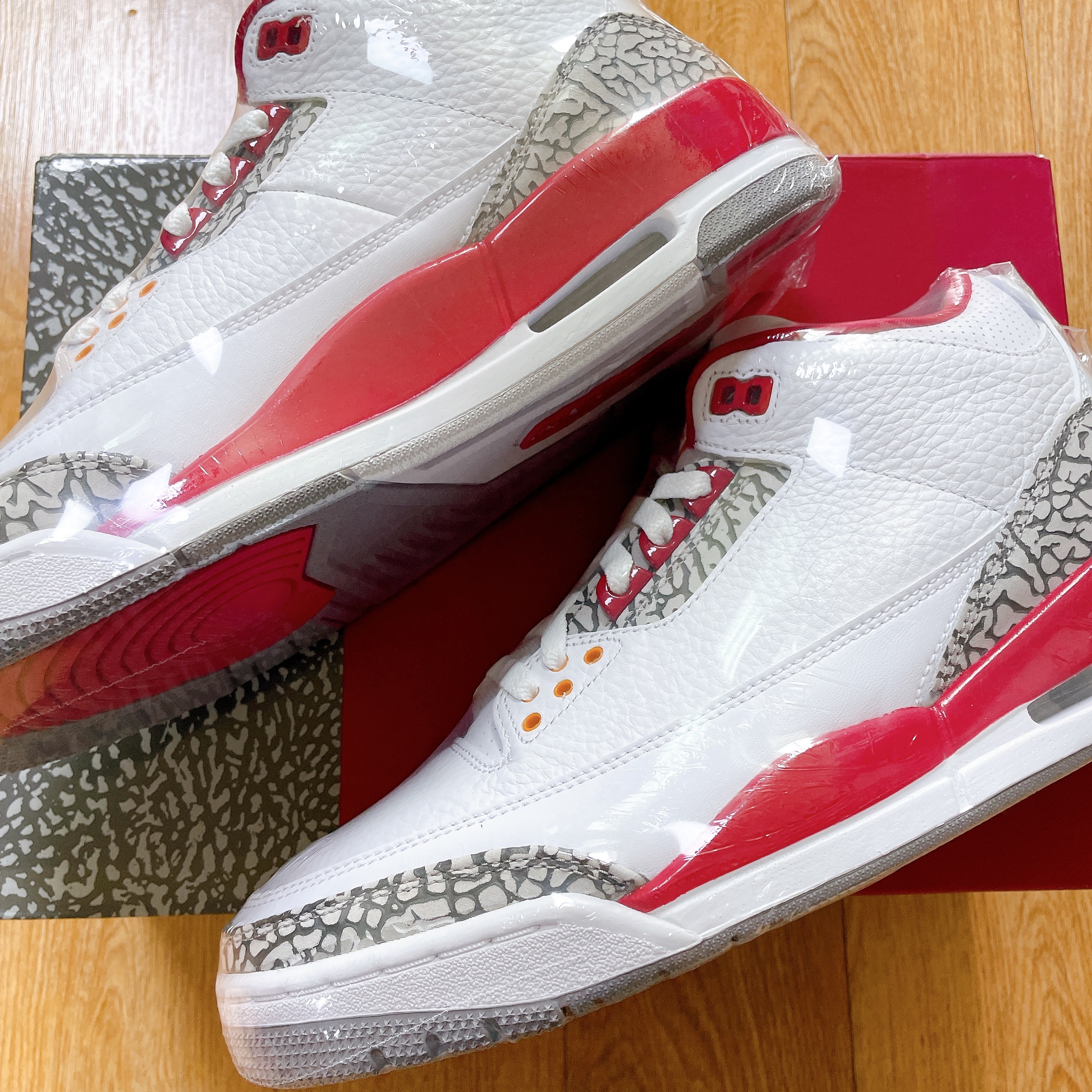 Jordan 3 Retro Cardinal Red 착용 스타일 - 4