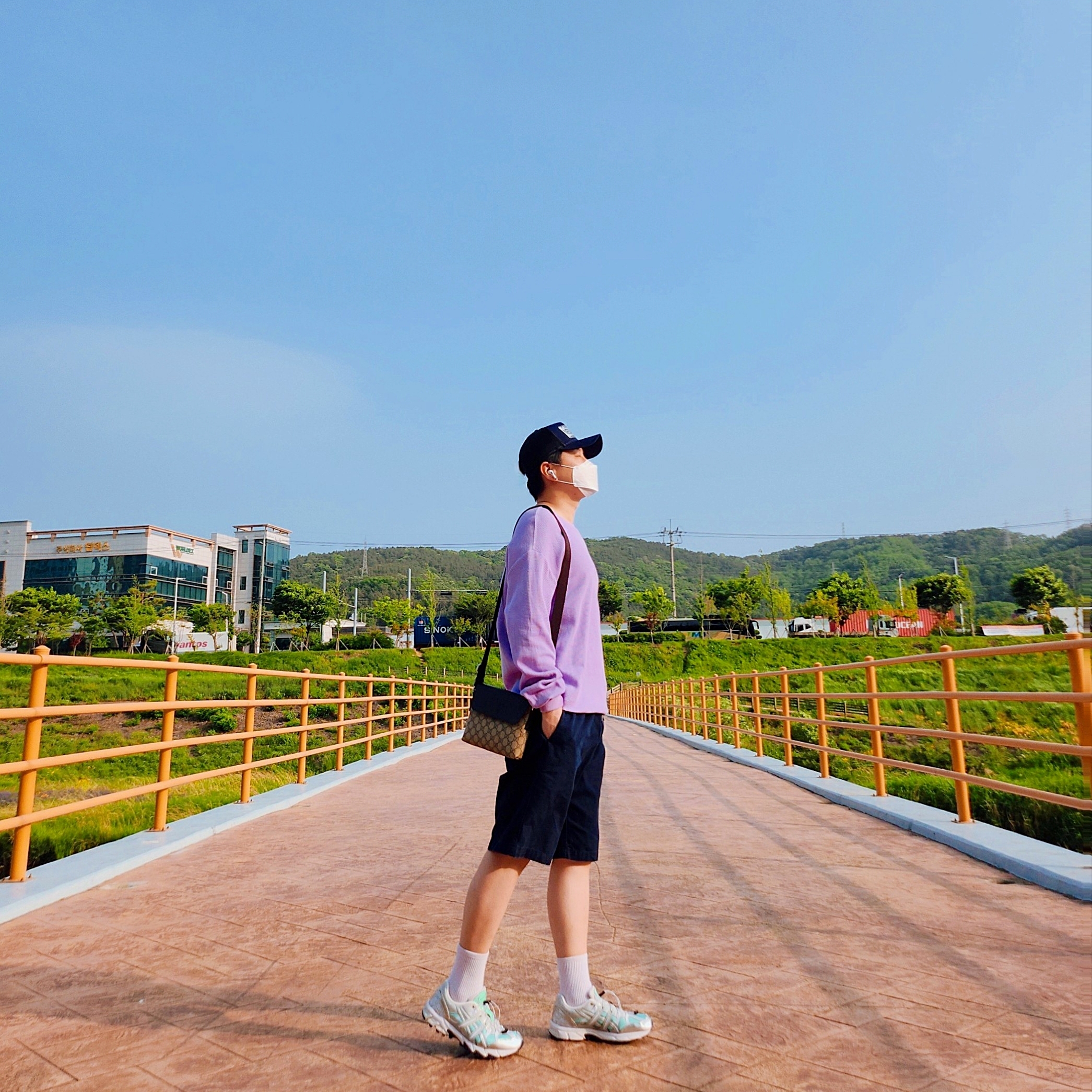 (W) Asics x Matin Kim Gel-Sonoma 15-50 Oasis Green Pure Silver 착용 스타일 - 2