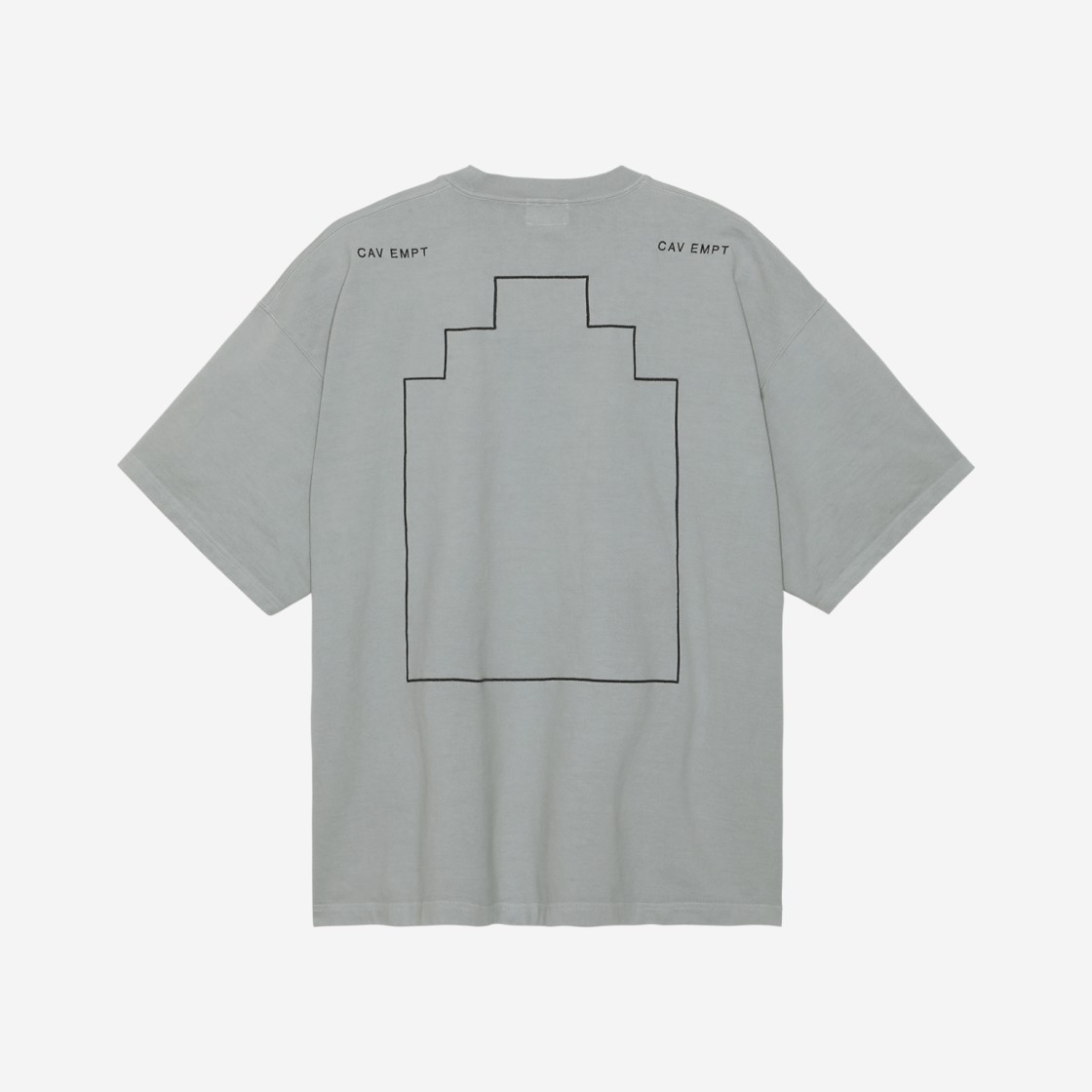 Cav Empt Overdye Desert Heavy T-Shirt Gray - 23SS 상세 이미지 2