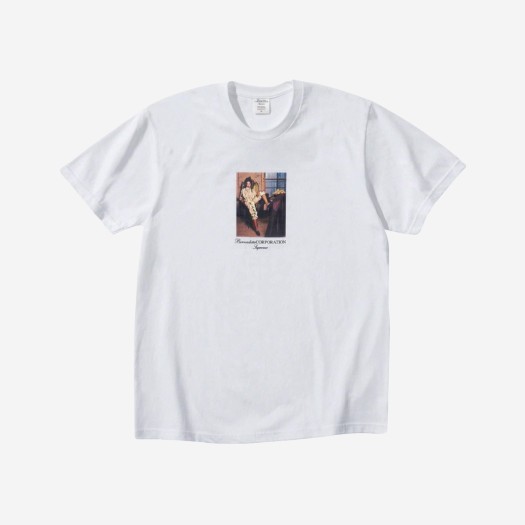 슈프림 x 베르나데트 코퍼레이션 퍽 티셔츠 화이트 - 23SS