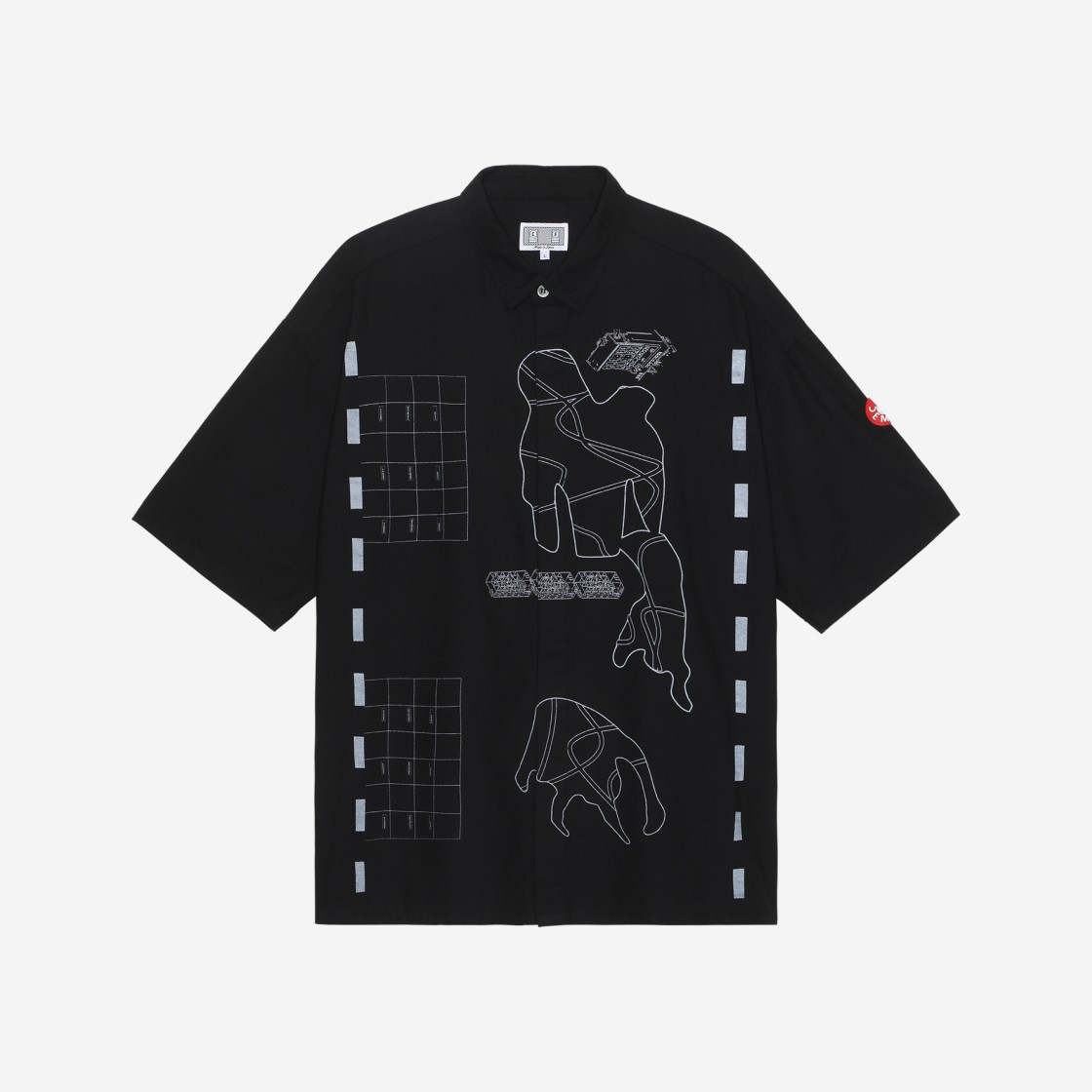 Cav Empt Counterfeit Short Sleeve Shirt Black - 23SS 상세 이미지 1