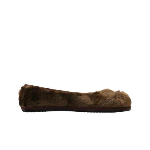 FTCL-NY-TD-BRX (W) Drogheria Crivellini Tabi Classic Mary Jane Nylon Teddy Brown