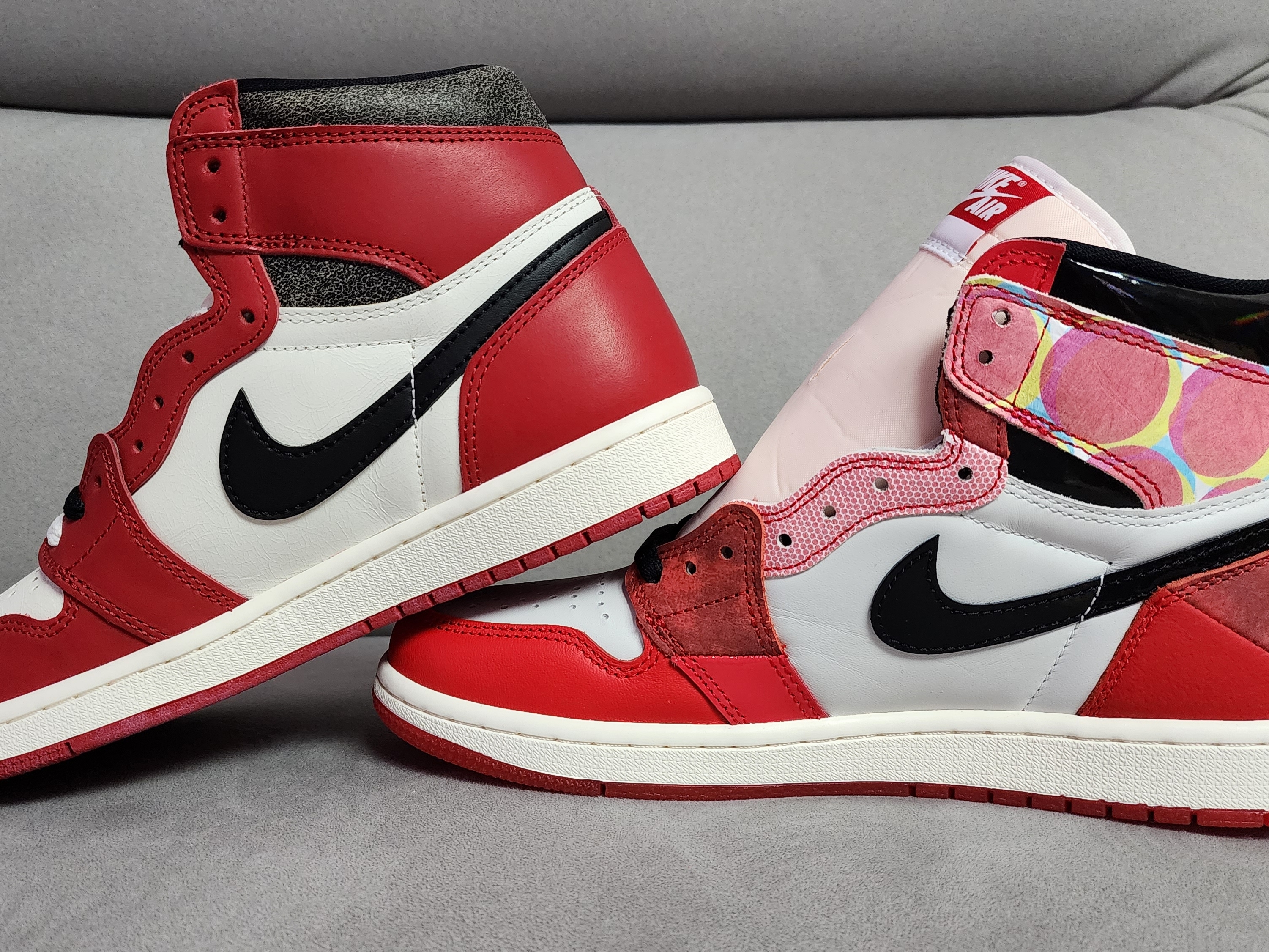 Jordan 1 Retro High Spider-Man Next Chapter, Jordan 1 Retro High OG Chicago 2022 착용 스타일 - 5
