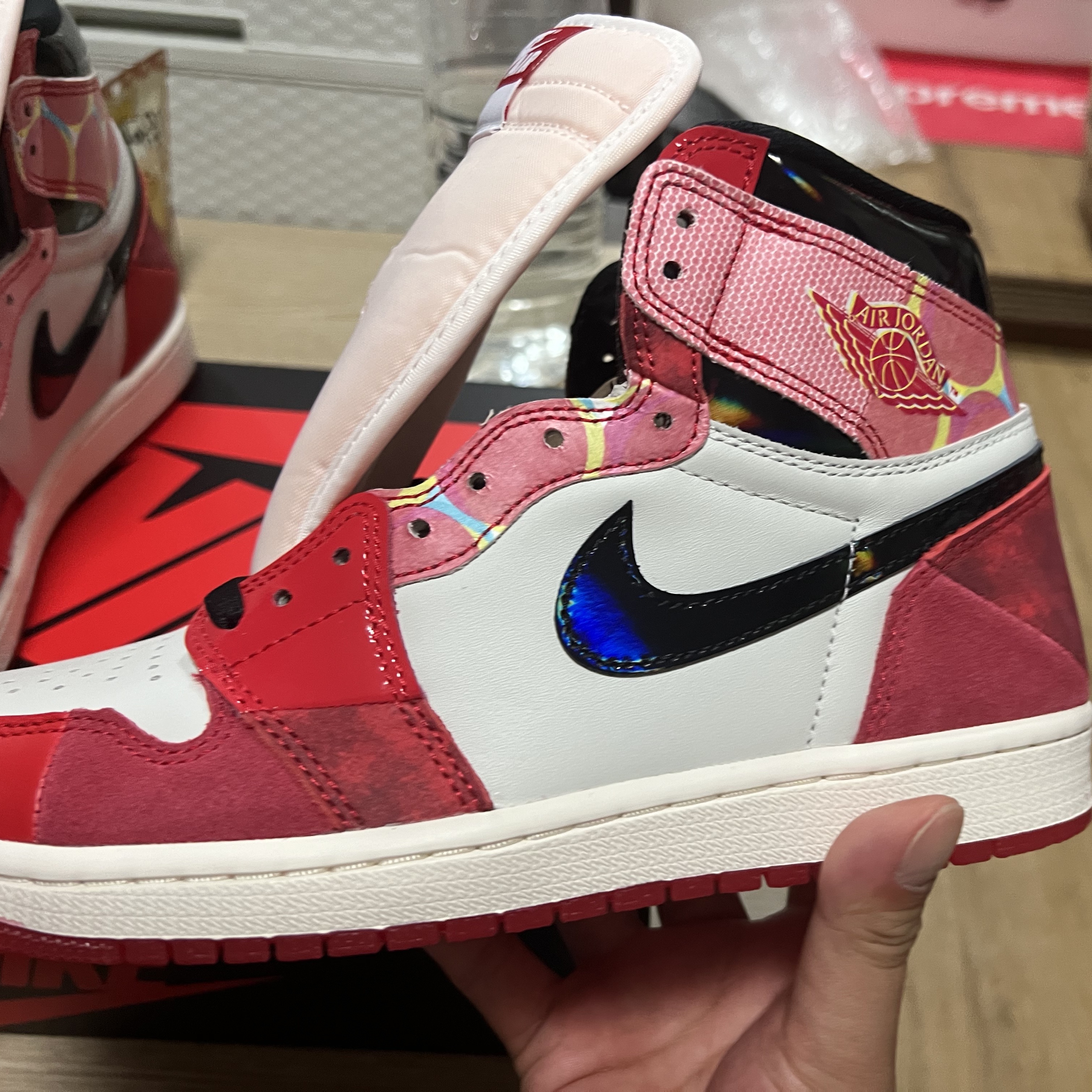Jordan 1 Retro High Spider-Man Next Chapter 착용 스타일