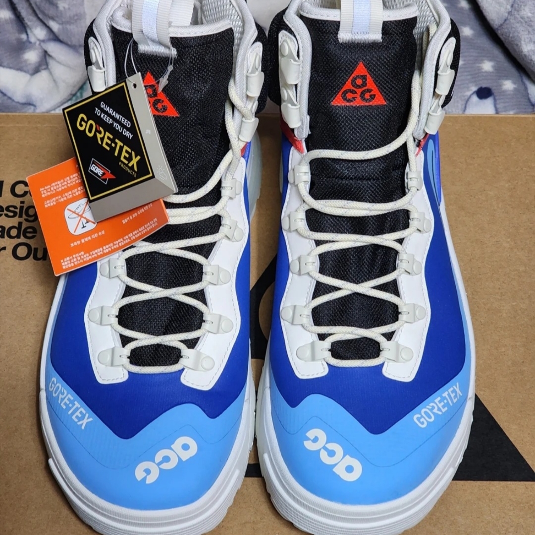 Nike ACG Air Zoom Gaiadome Gore-Tex Hyper Royal 착용 스타일