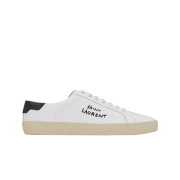 Saint Laurent Court Classic SL/06 Sneakers in Smooth Leather Optic White