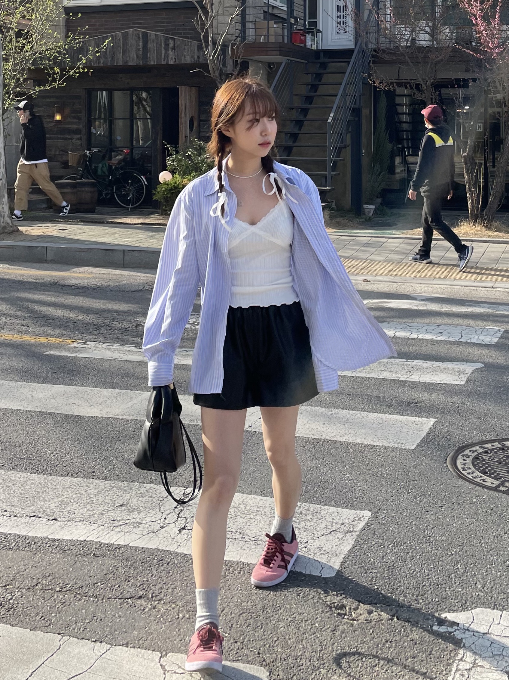 Adidas Gazelle Super Pop 착용 스타일 - 1