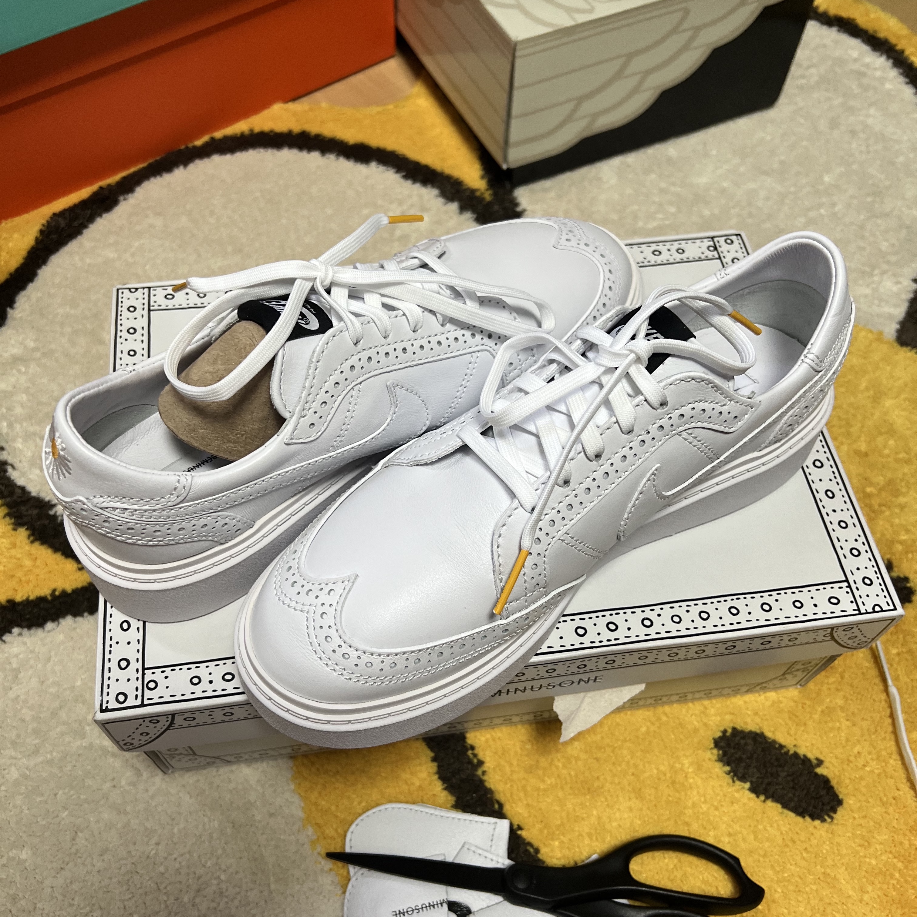 Nike x Peaceminusone Kwondo1 White 착용 스타일 - 1