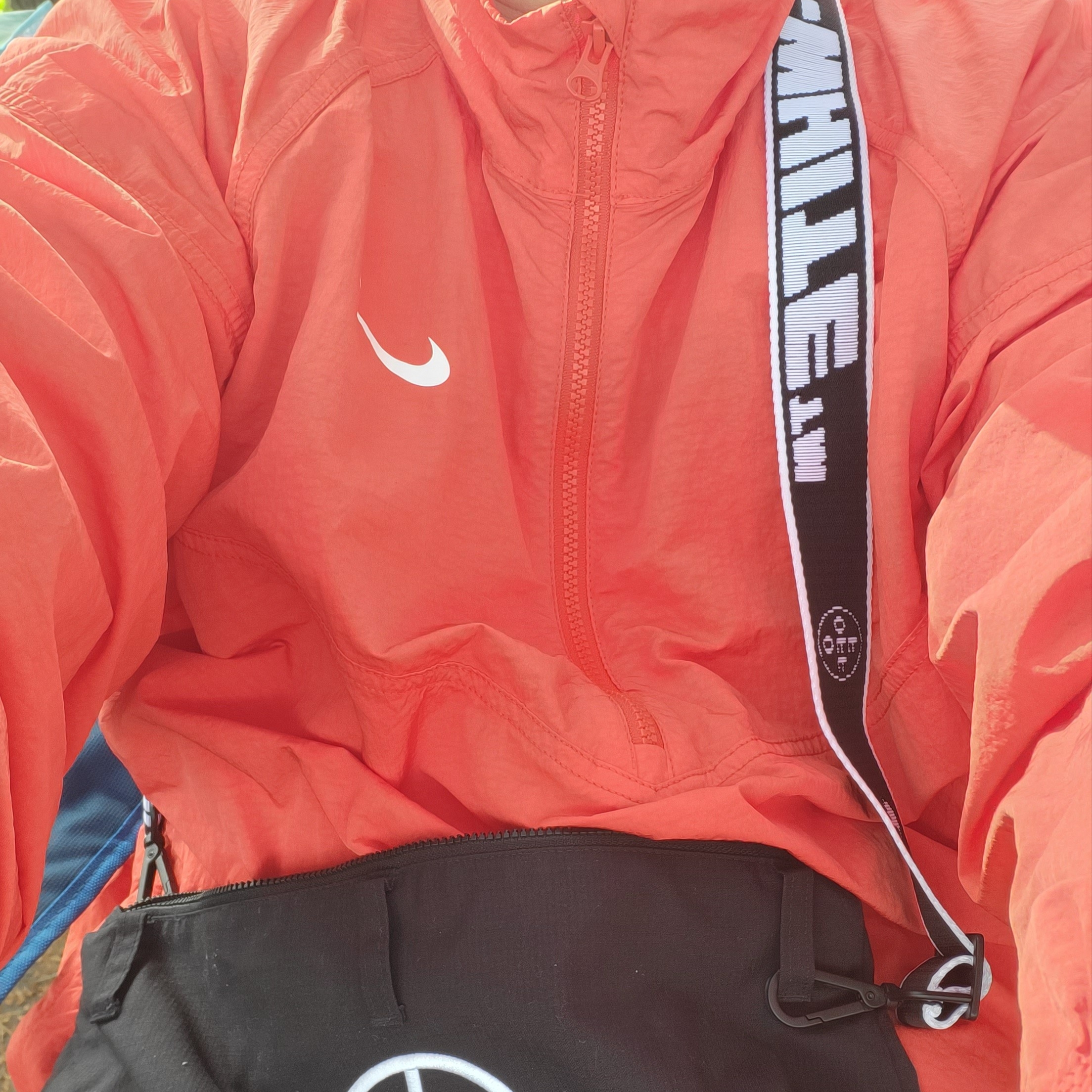Nike x Peaceminusone Wide Pants Black (DR0096-010), Off-White x Amore Pacific Protection Box (Without Cosmetics) 착용 스타일 - 1