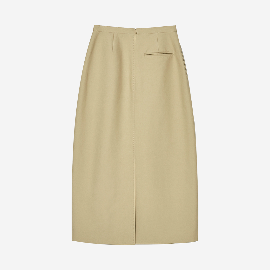 RE23BT03BE Kindersalmon Women Voluminous Midi Skirt Beige - #2
