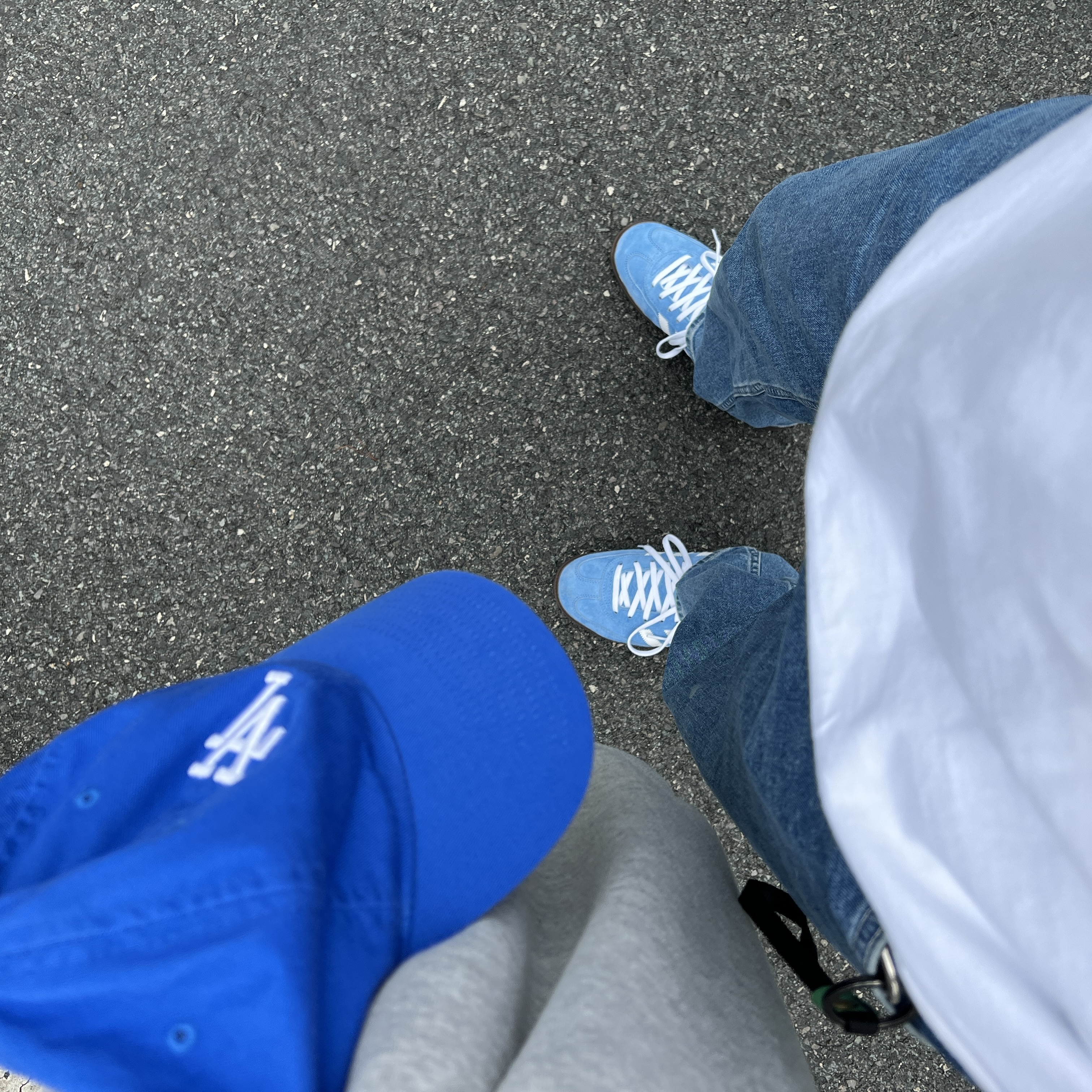 Adidas Spezial Handball Light Blue 착용 스타일 - 1