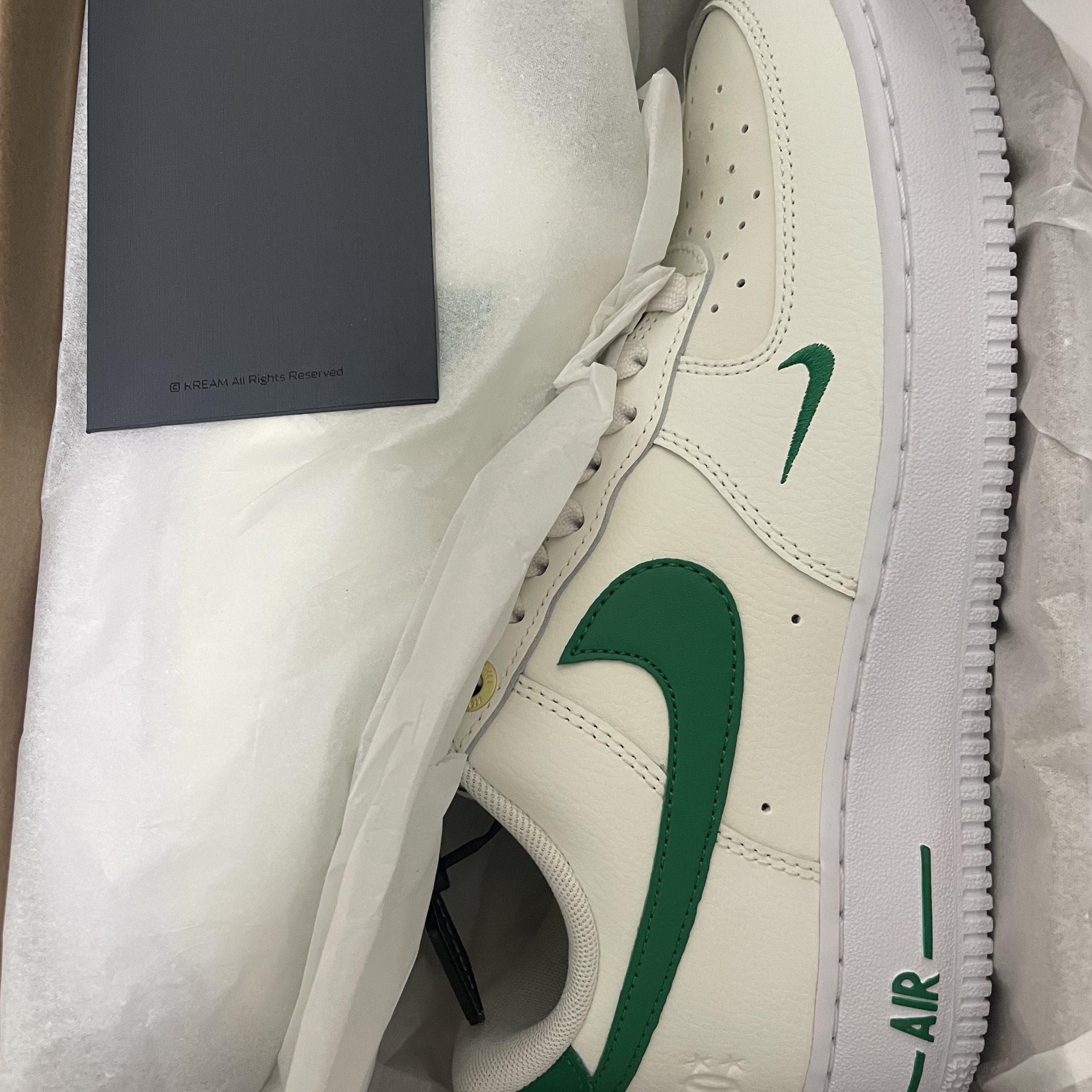 (W) Nike Air Force 1 '07 SE 40th Anniversary Join Forces Sail Malachite 착용 스타일 - 2