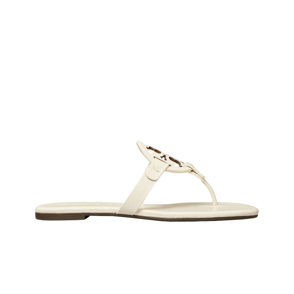 90582-104 (W) Tory Burch Miller Soft Sandal New Ivory