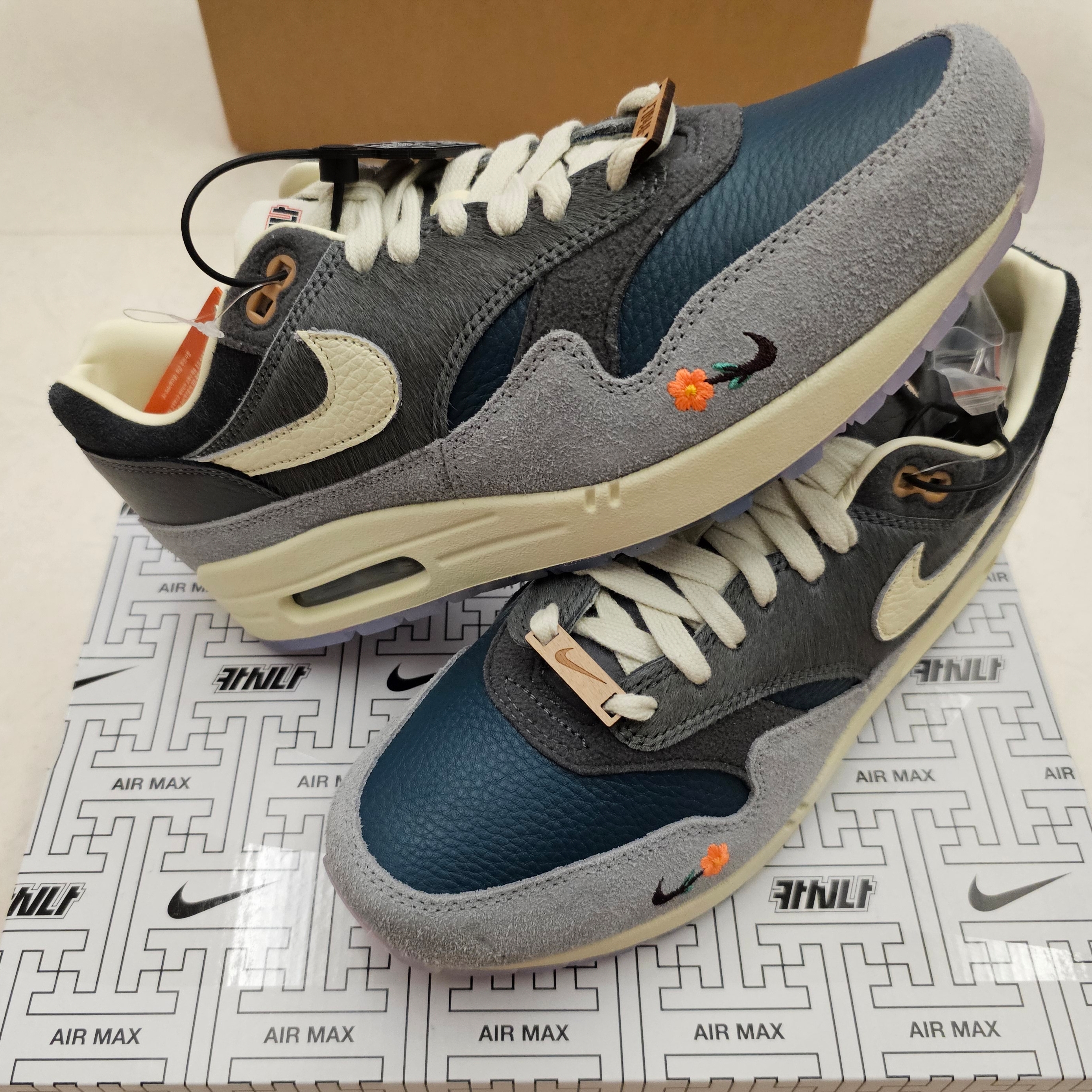 Nike x Kasina Air Max 1 SP Won-Ang Particle Grey 착용 스타일
