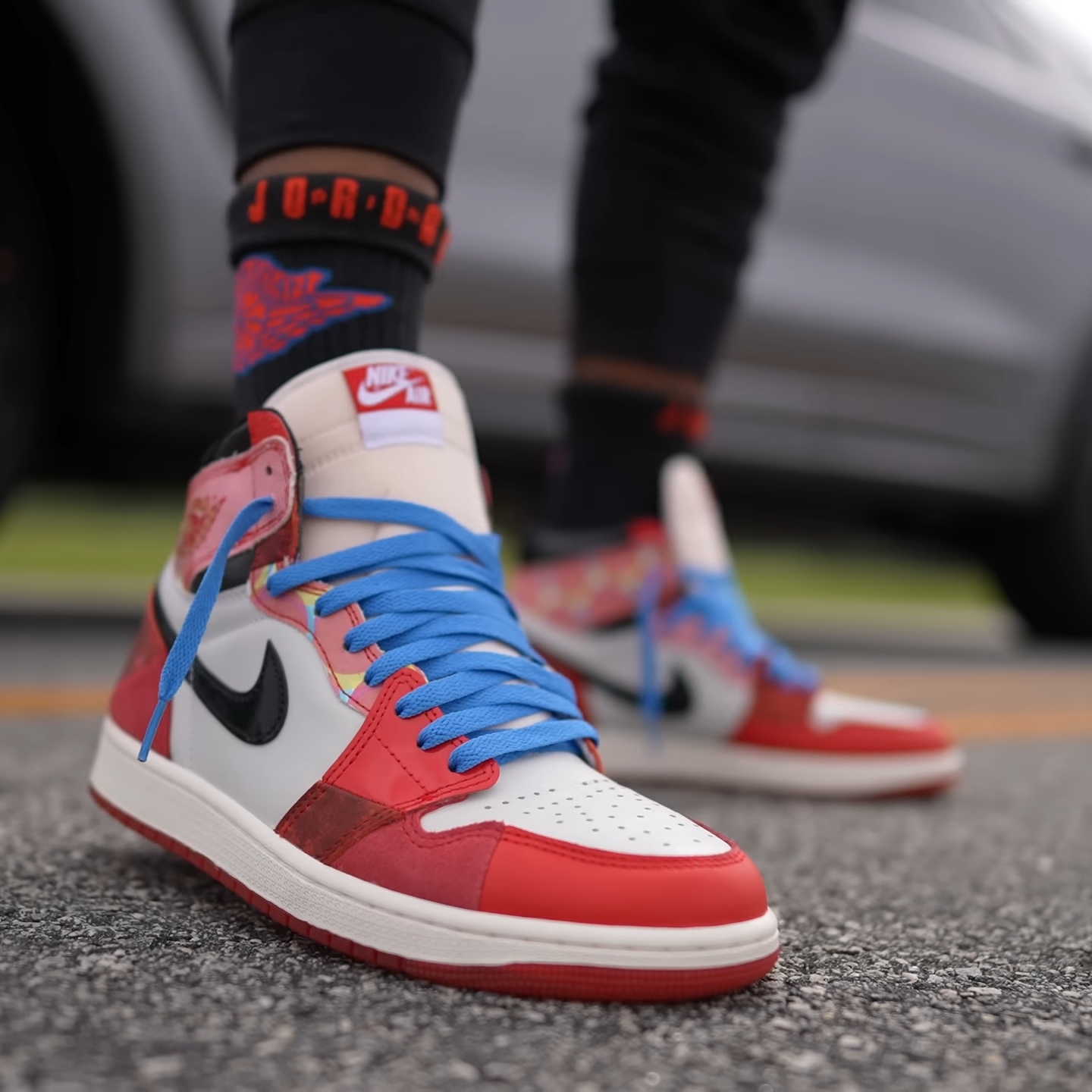 Jordan 1 Retro High Spider-Man Next Chapter 착용 스타일