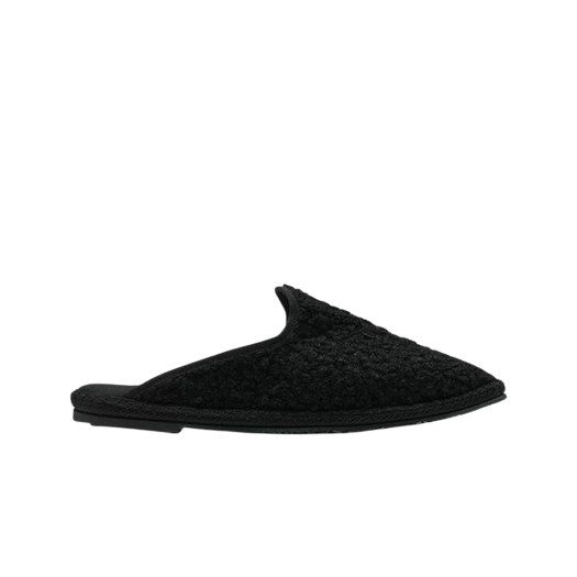 (W) Drogheria Crivellini Mule Astrakan Black