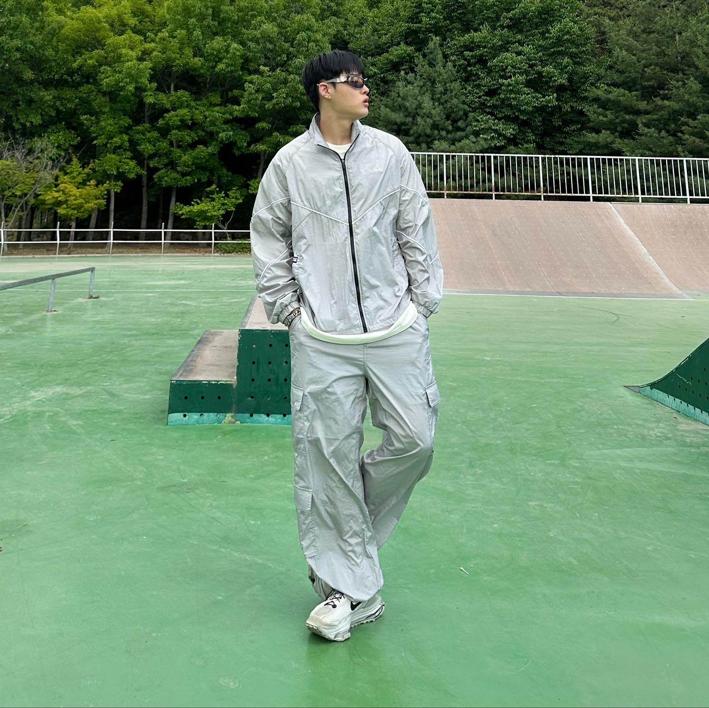 Nike x Matthew M Williams Zoom 004 Stone 착용 스타일
