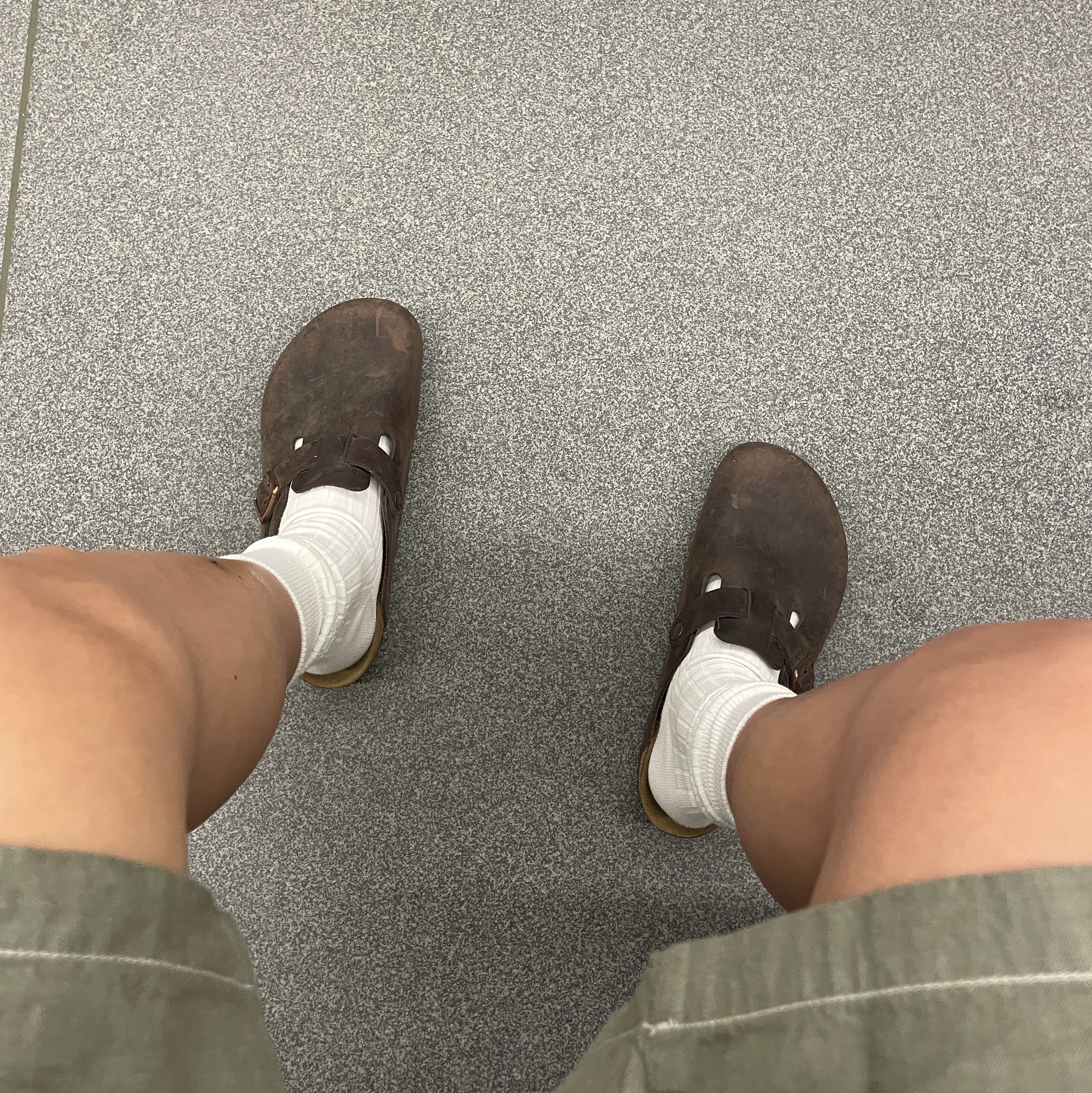 Birkenstock Boston Oiled Leather Habana - Regular 착용 스타일 - 2