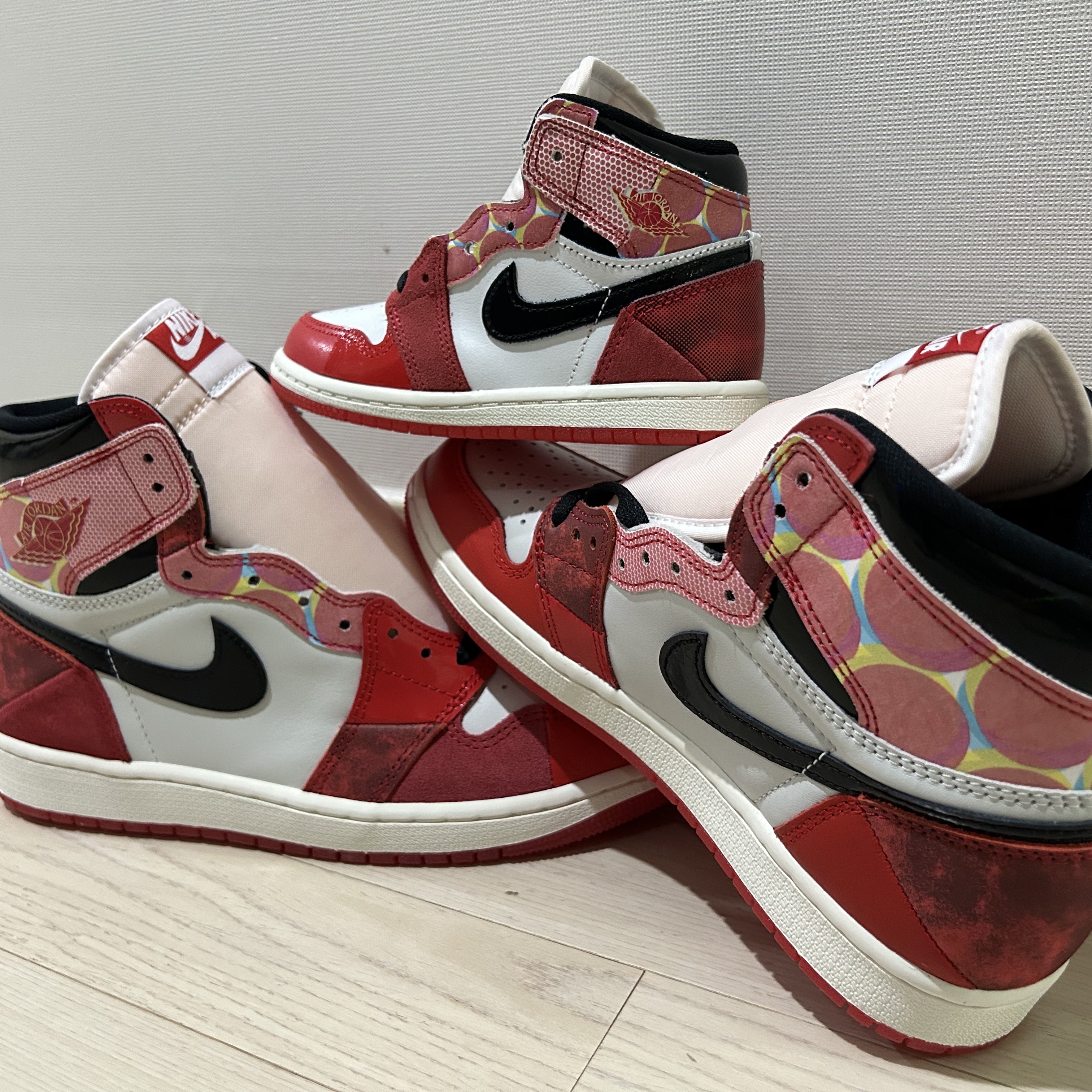 Jordan 1 Retro High Spider-Man Next Chapter, (TD) Jordan 1 Retro High Spider-Man Next Chapter 착용 스타일