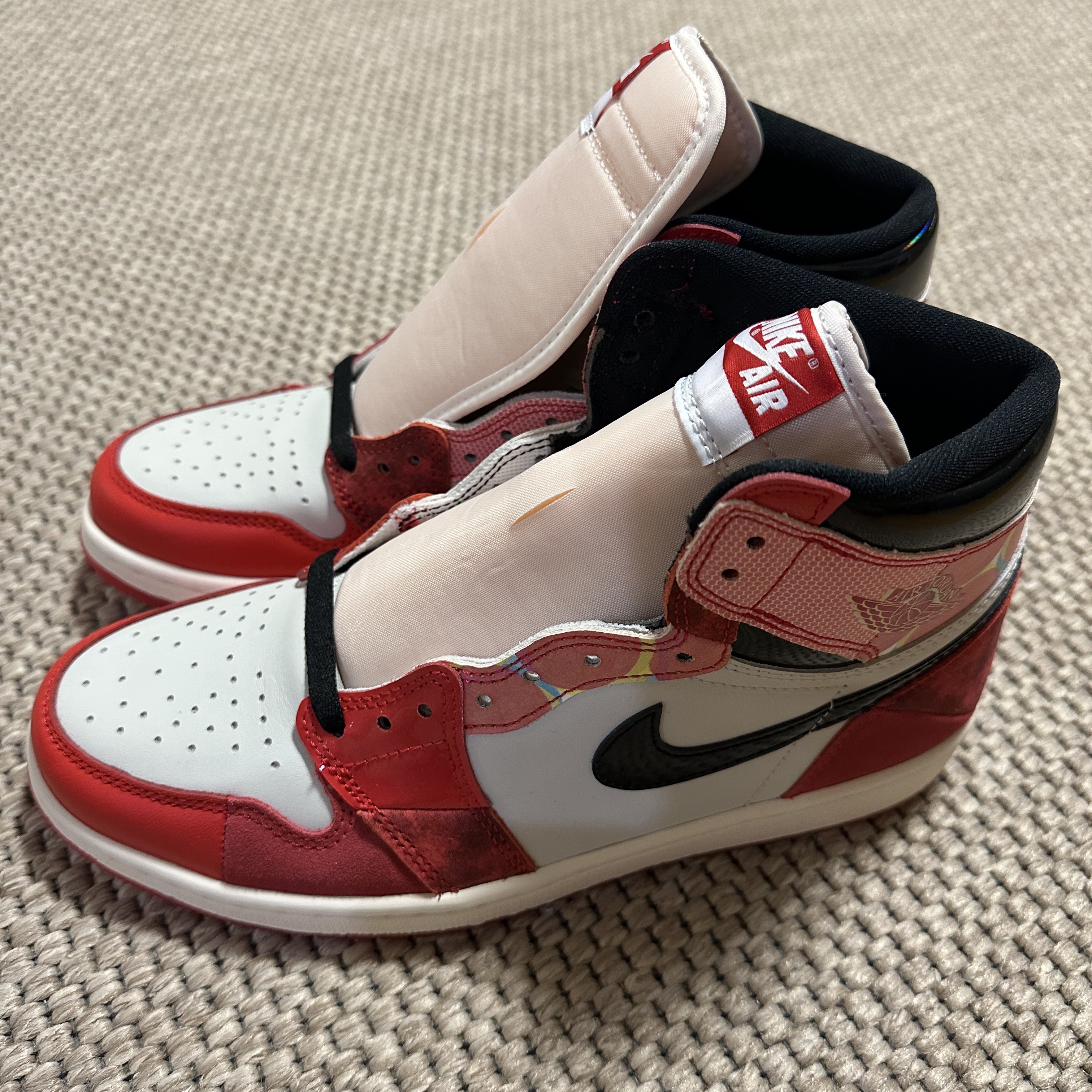 Jordan 1 Retro High Spider-Man Next Chapter 착용 스타일
