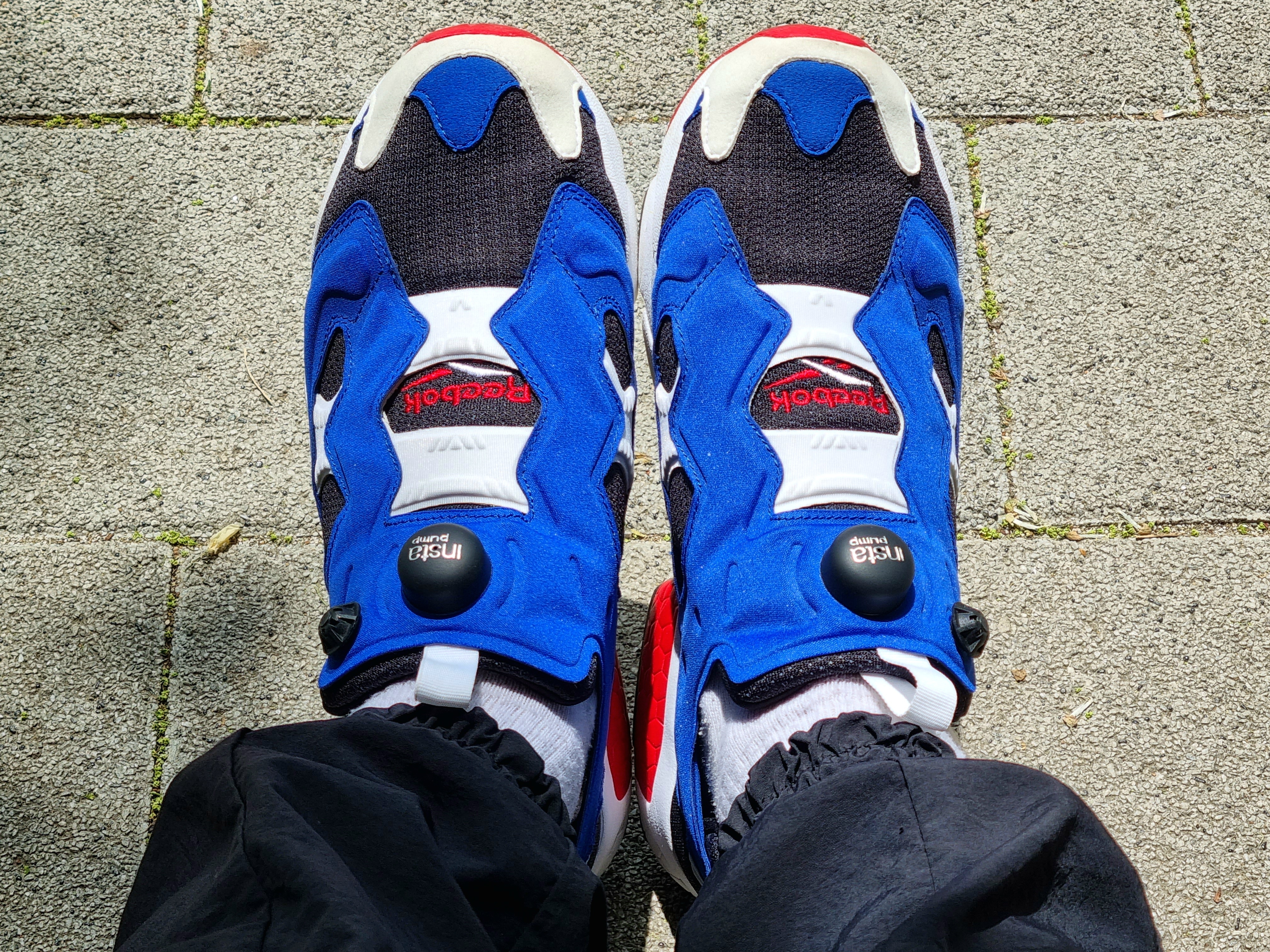 Reebok Instapump Fury Tricolor 착용 스타일 - 2